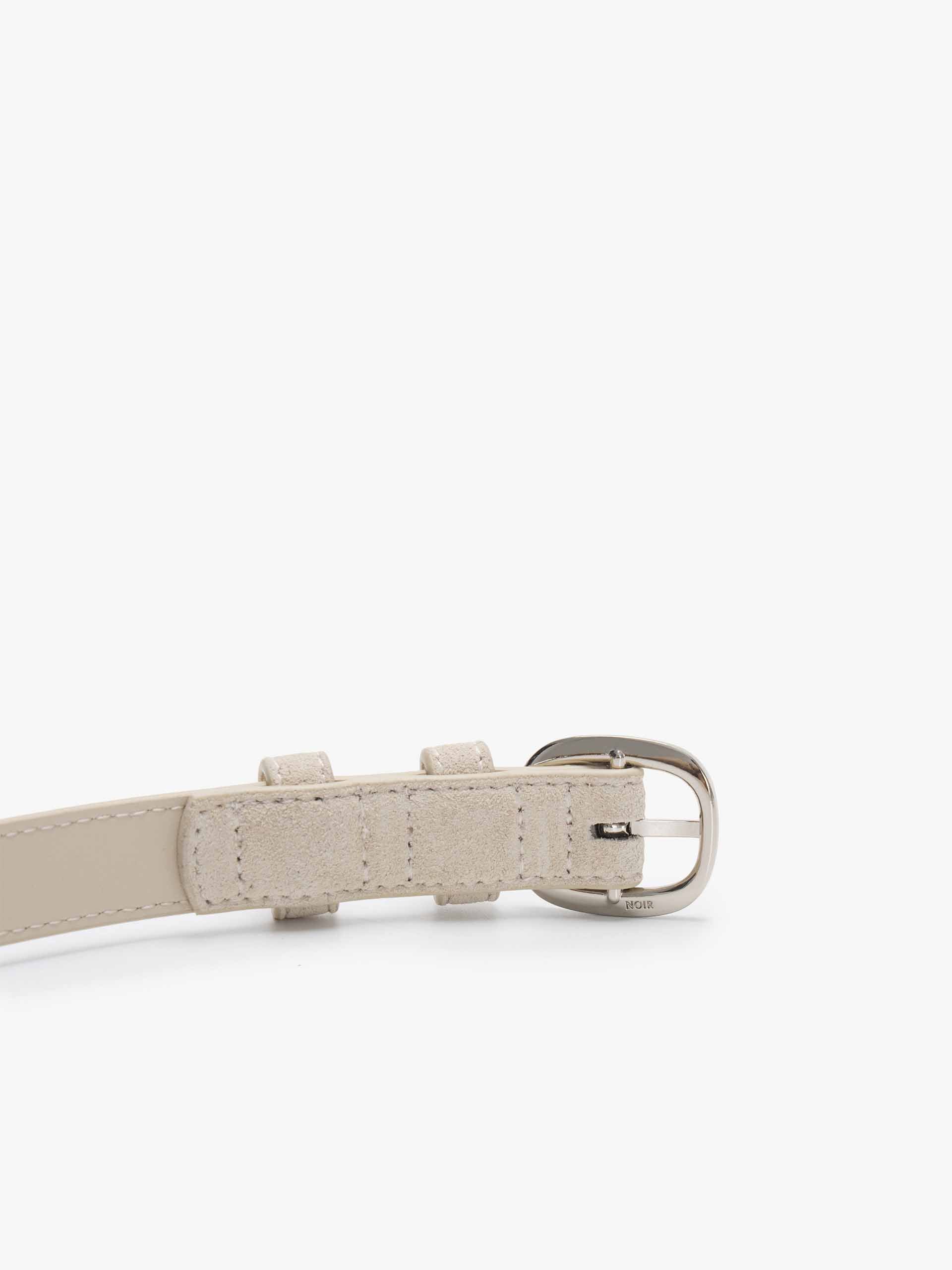 Textured Cowhide Leather Belt - Image 3