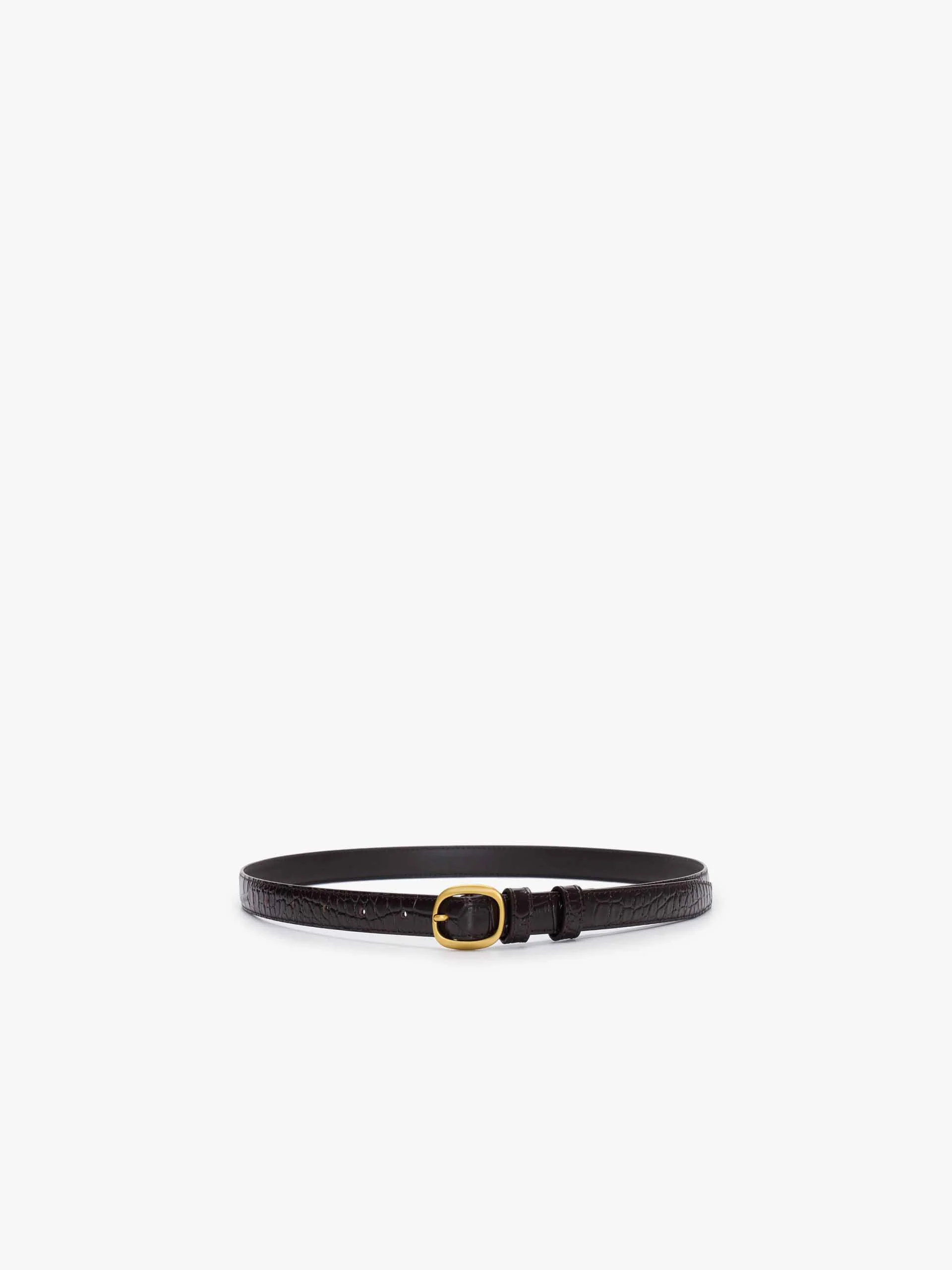 Textured Cowhide Leather Belt - Image 4