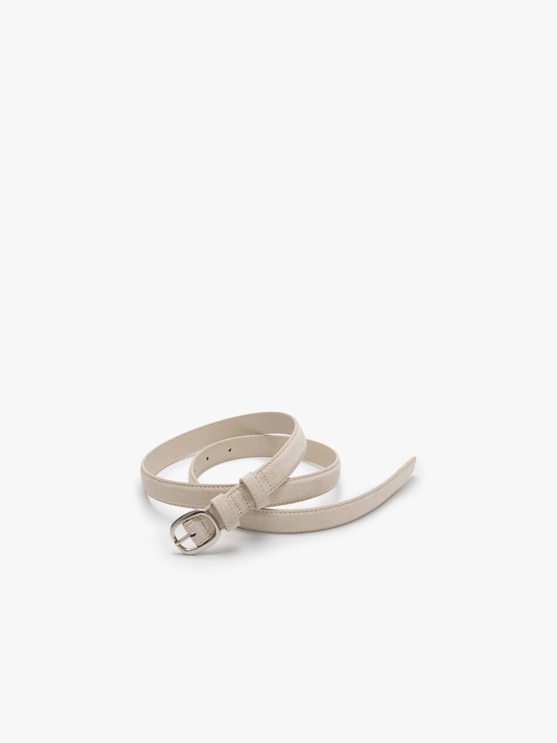 Textured Cowhide Leather Belt - Image 6