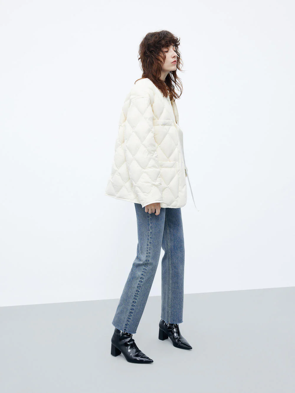 Tie Detail Down Jacket - Image 6