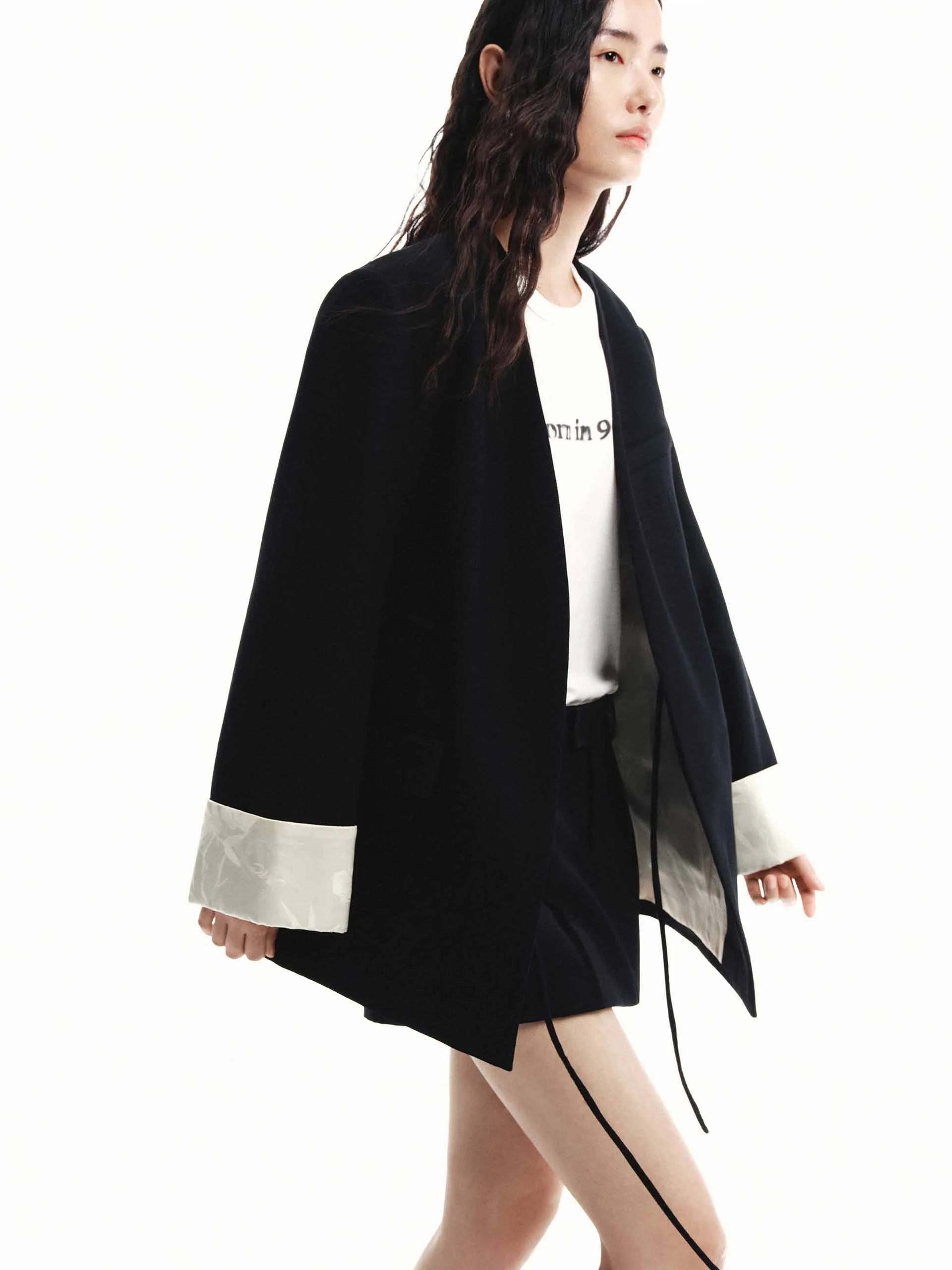 Turn Cuffs Structured Blazer - Image 8