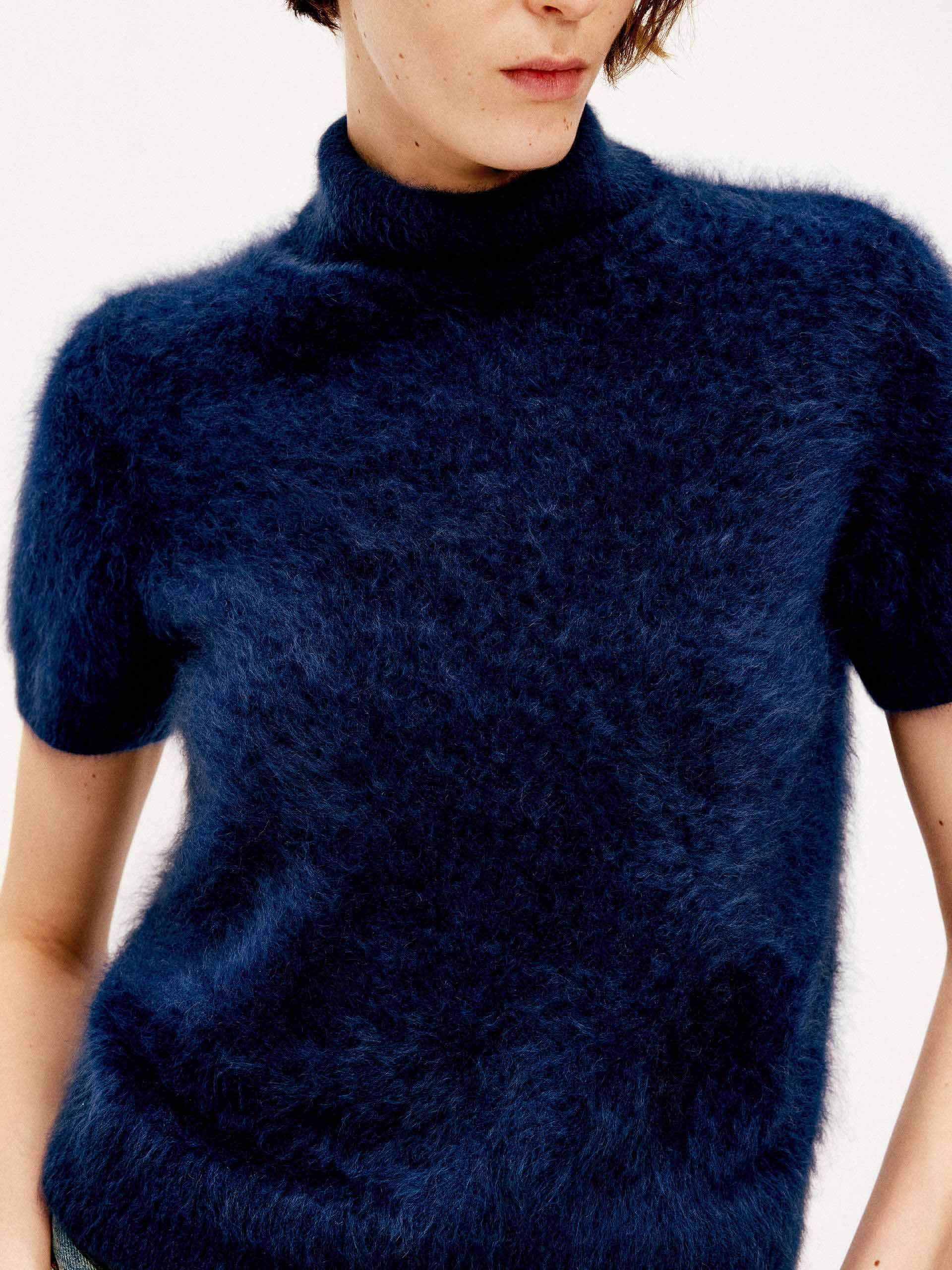Turtleneck Cashmere Knitted Top - Image 7