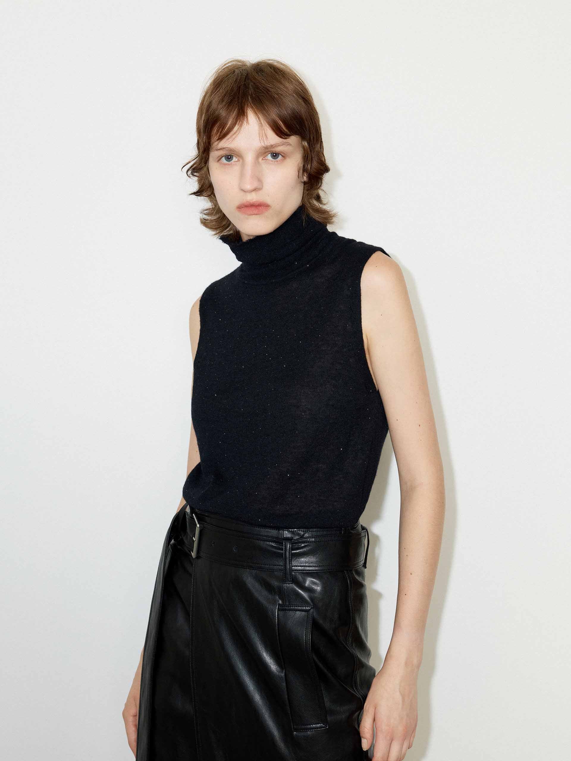 Turtleneck Knit Top - Image 7