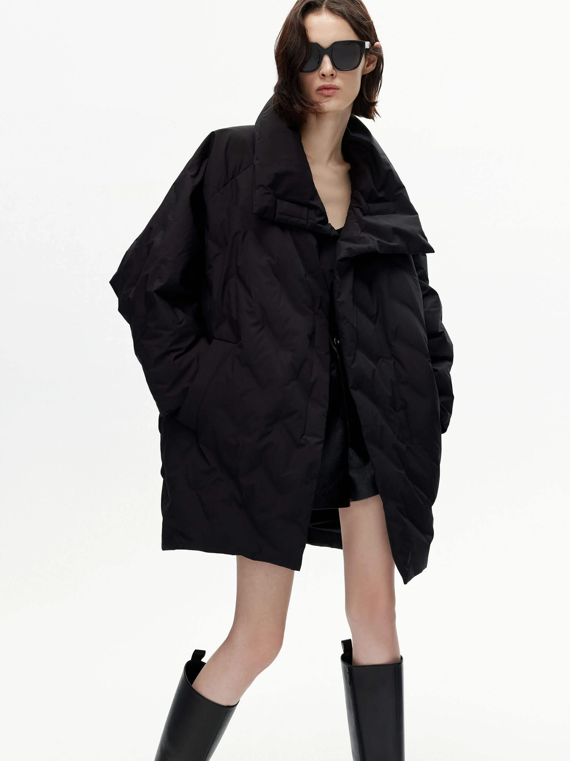 Turtleneck Shell Down Jacket - Image 11