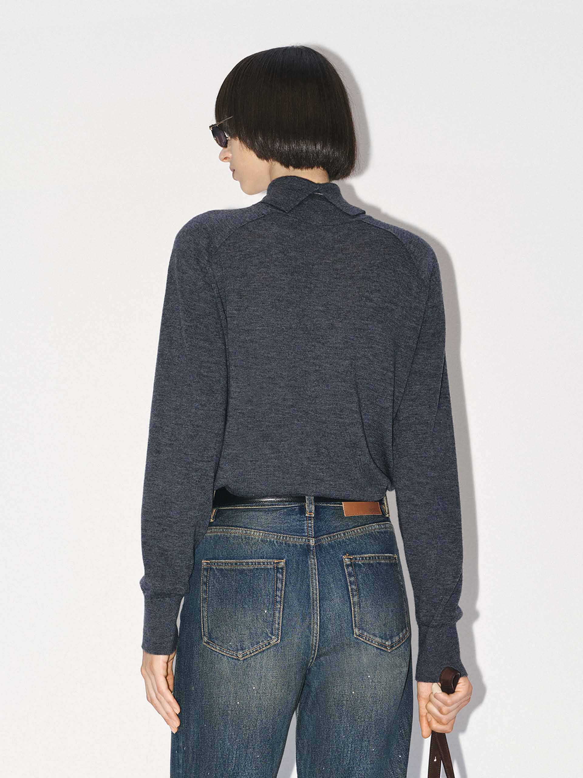 Turtleneck Wool Sweater - Image 15