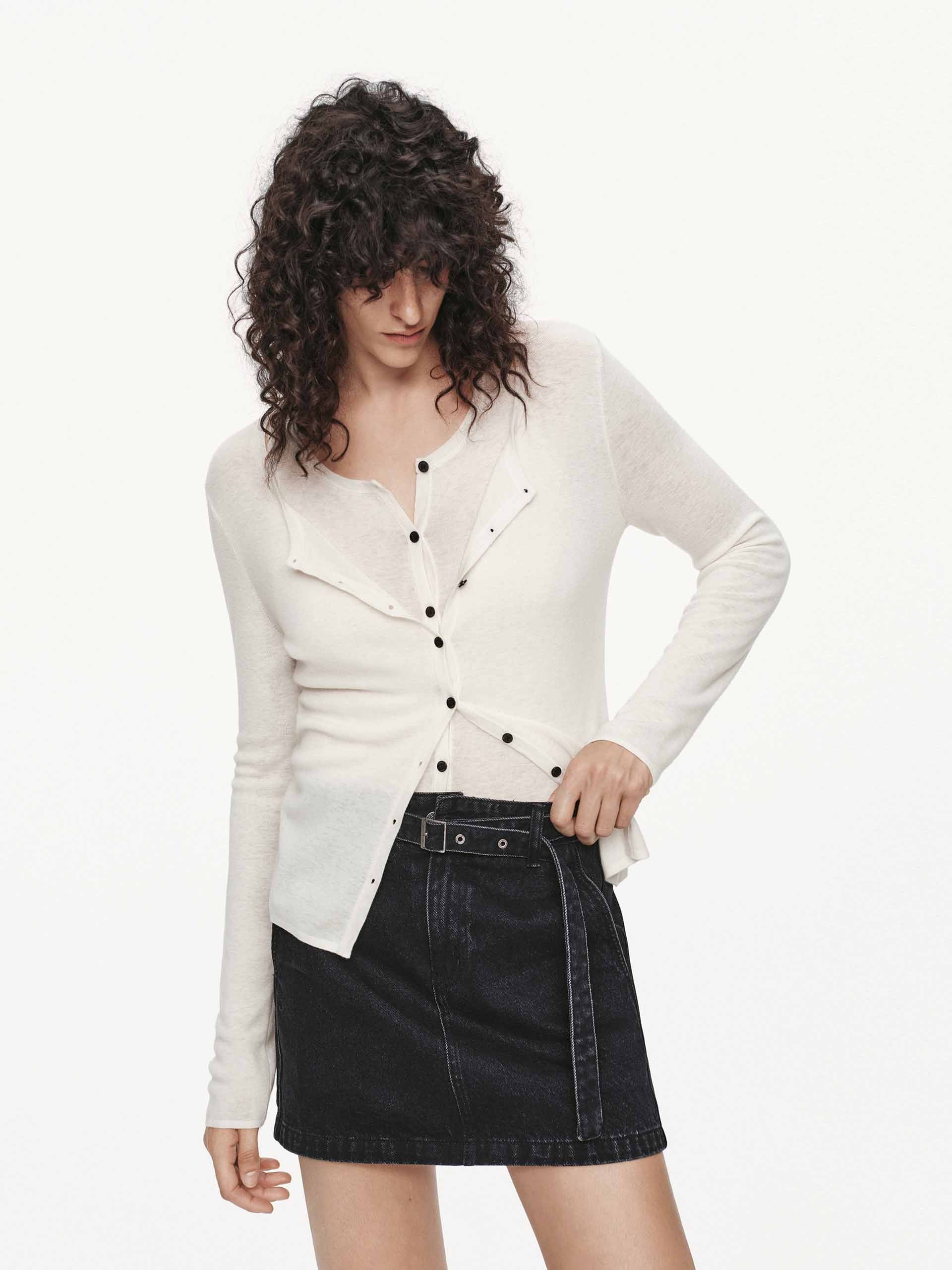 Two-piece Set Wool Cardigan