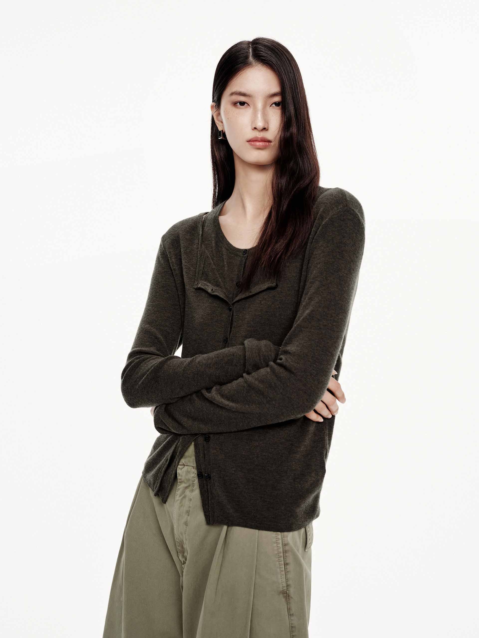 Two-piece Set Wool Cardigan - Image 11
