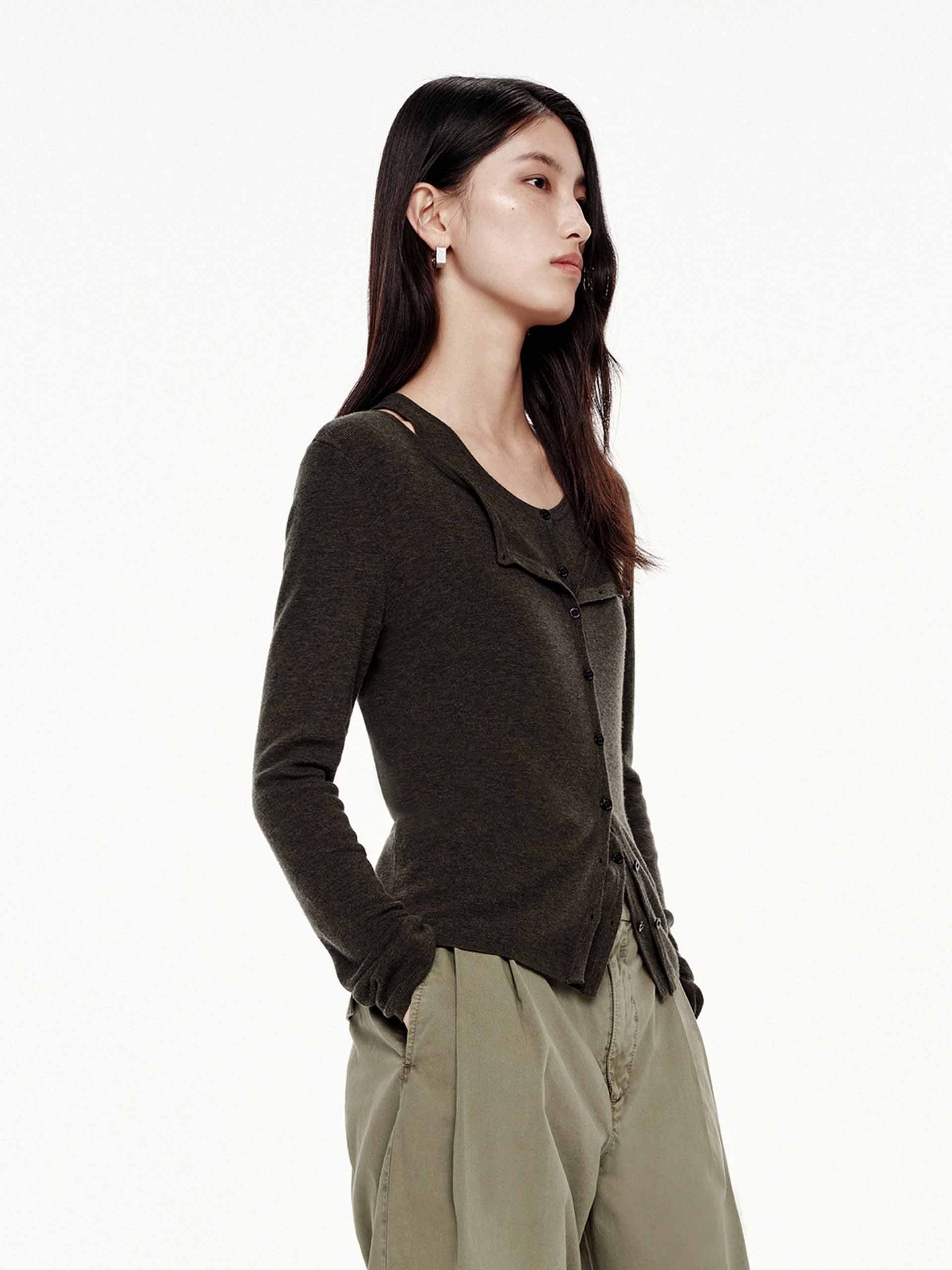 Two-piece Set Wool Cardigan - Image 15