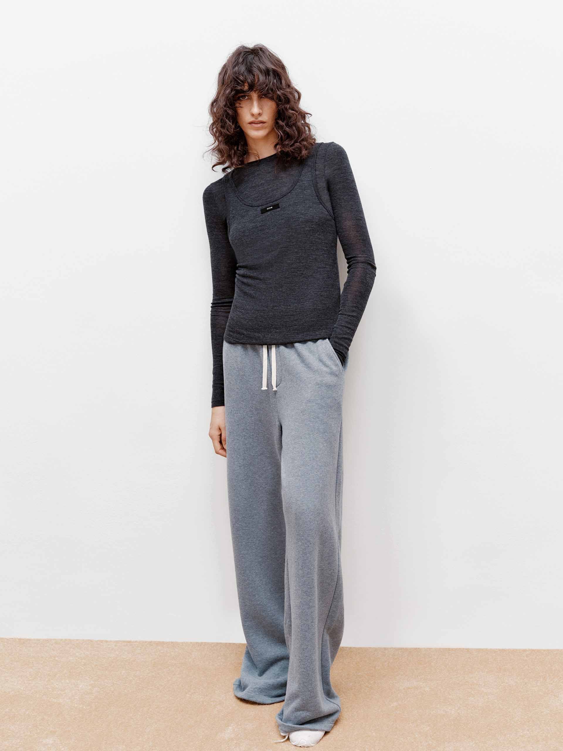Two-piece Wool Blend T-shirt - Image 10
