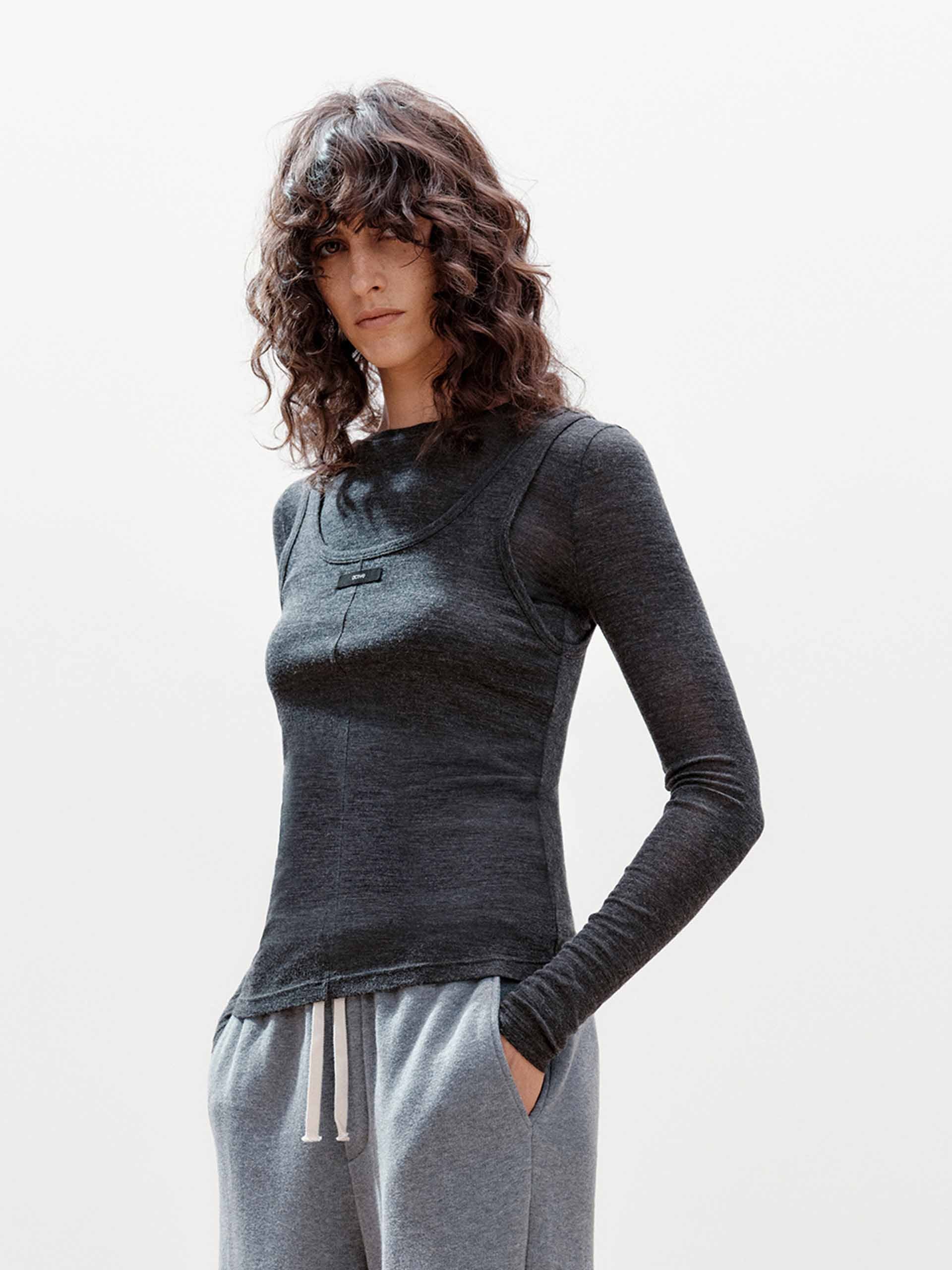 Two-piece Wool Blend T-shirt - Image 11