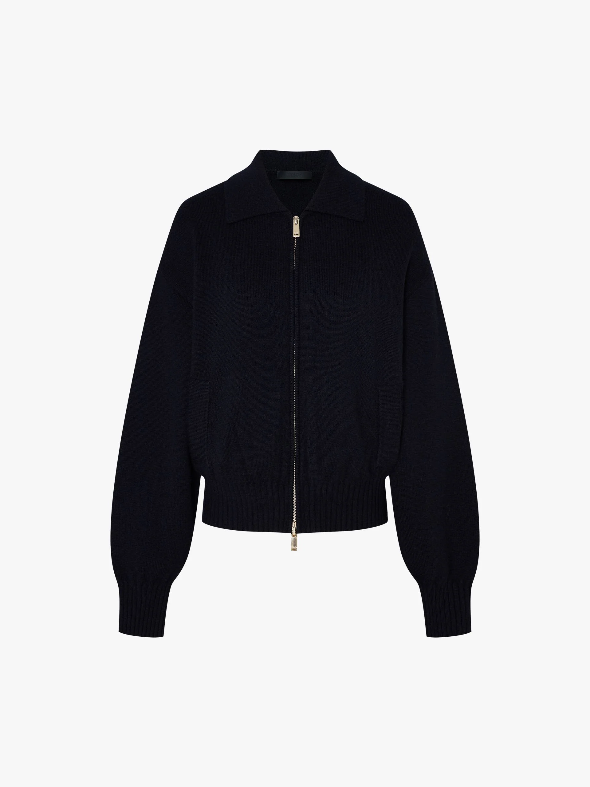 Two-way Zipper Wool Cardigan - Image 5