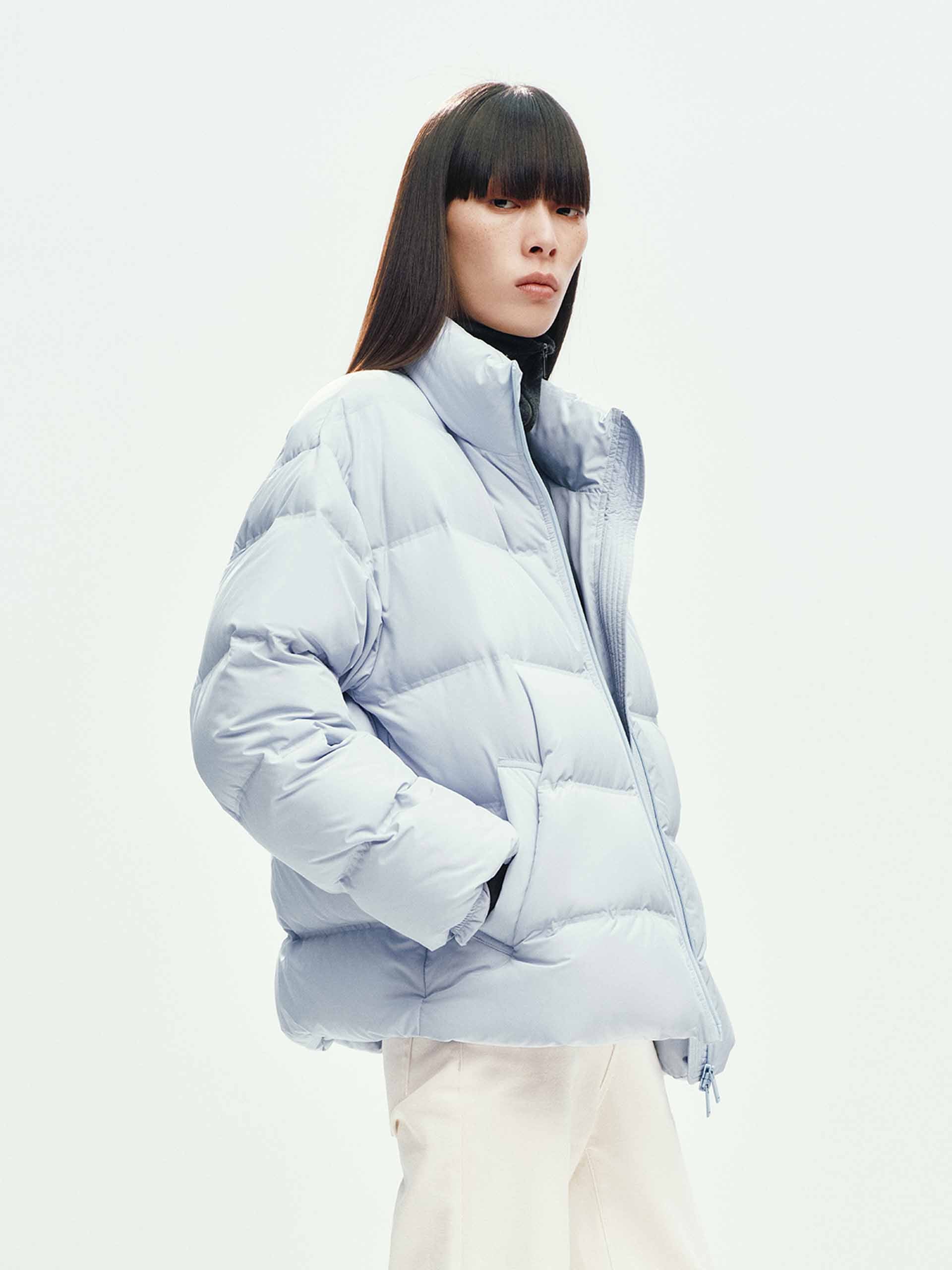 Two-way Zipper Down Jacket - Image 11
