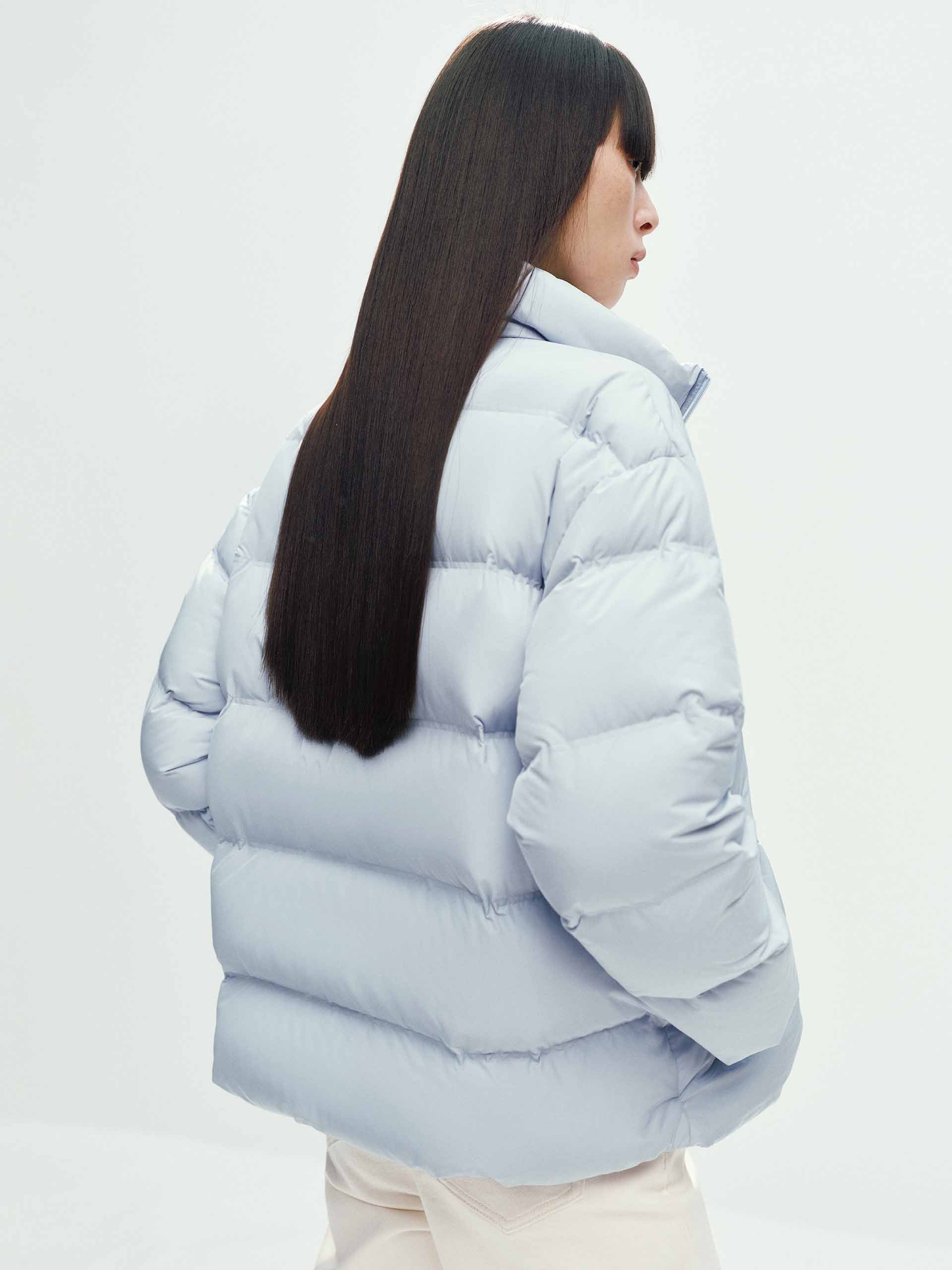 Two-way Zipper Down Jacket - Image 14