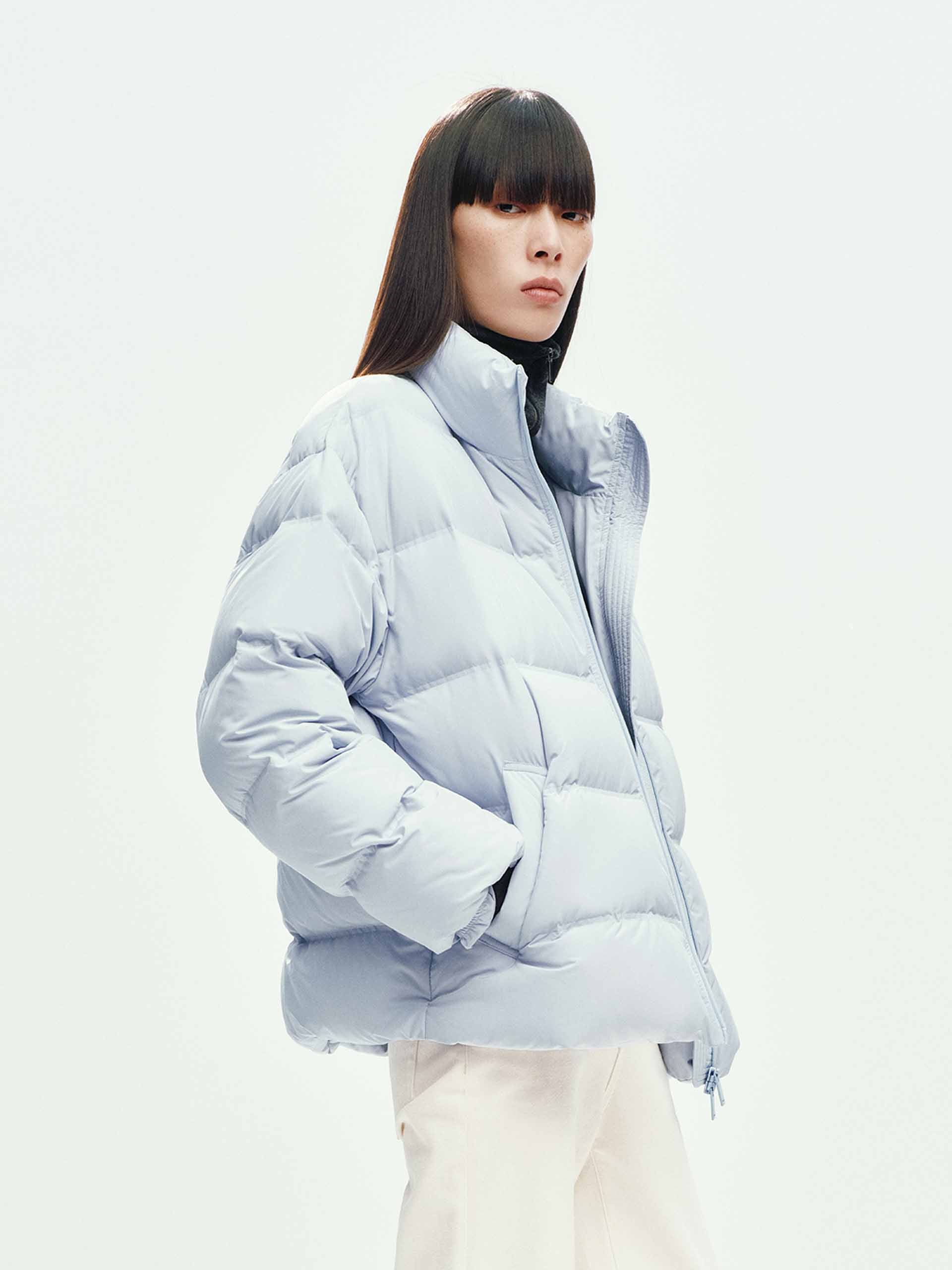Two-way Zipper Down Jacket - Image 15