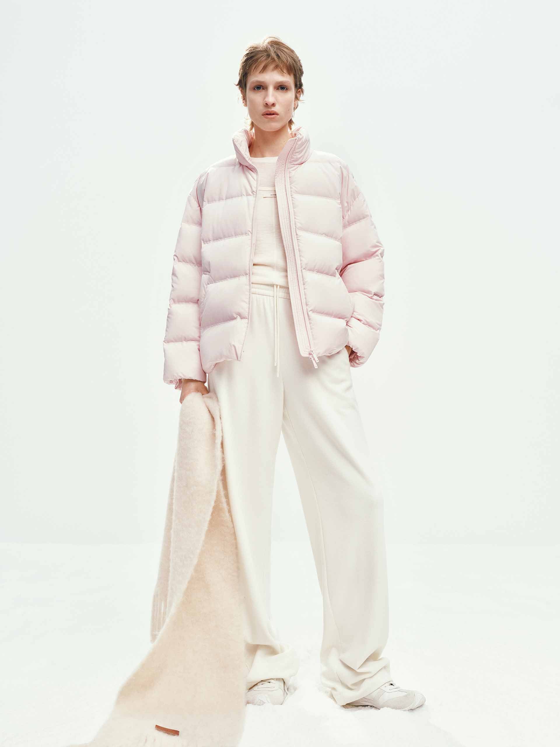 Two-way Zipper Down Jacket - Image 2