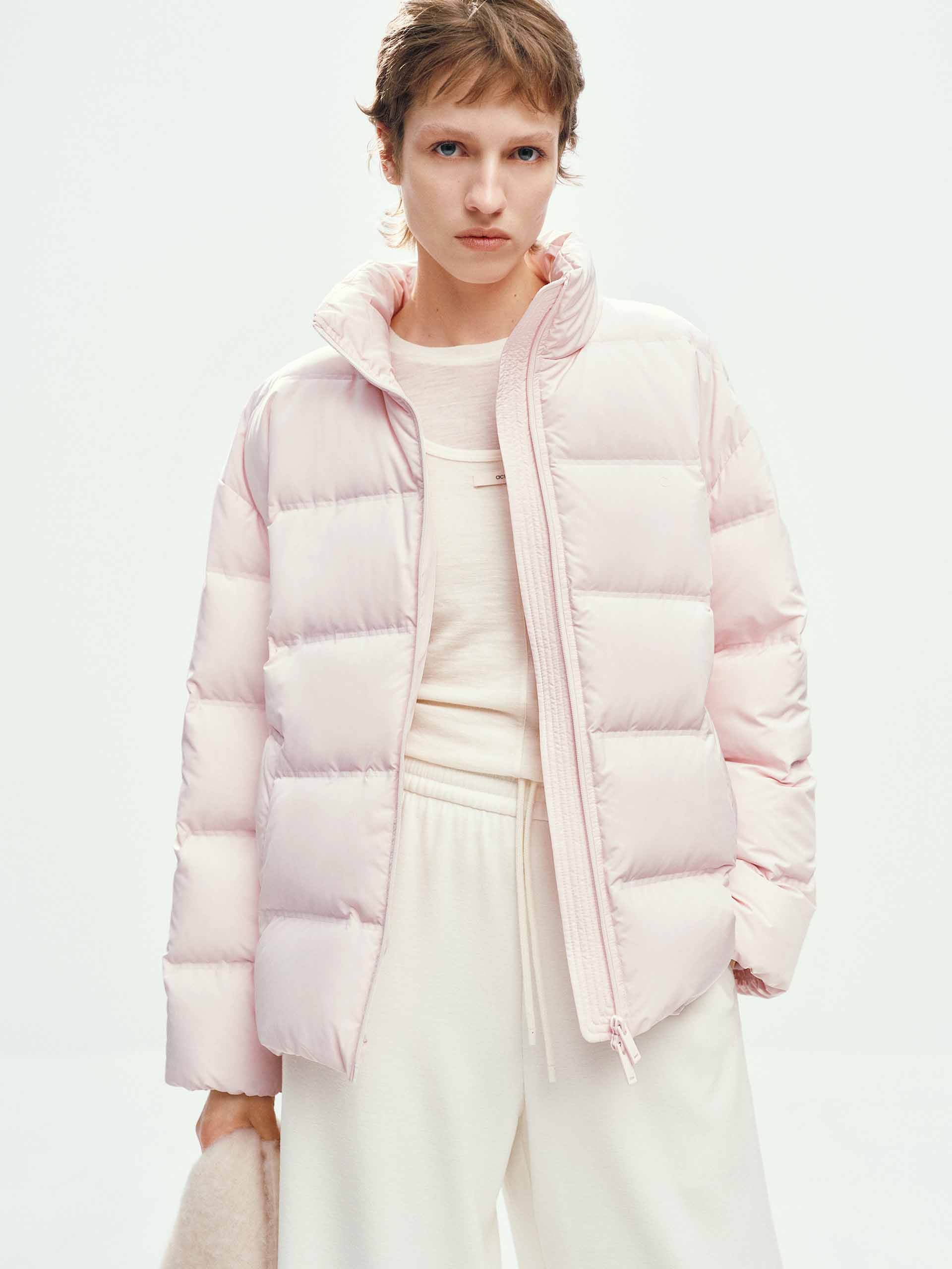 Two-way Zipper Down Jacket - Image 7