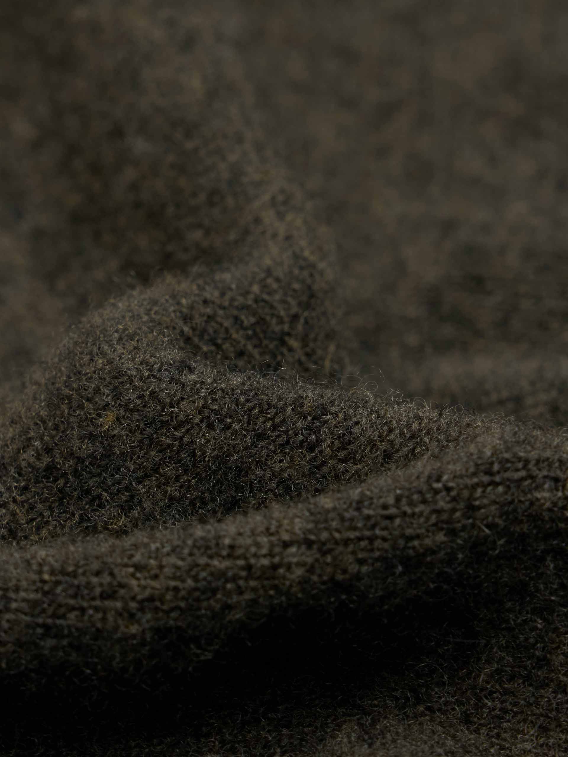 U-neck Dress With Cardigan - Image 4