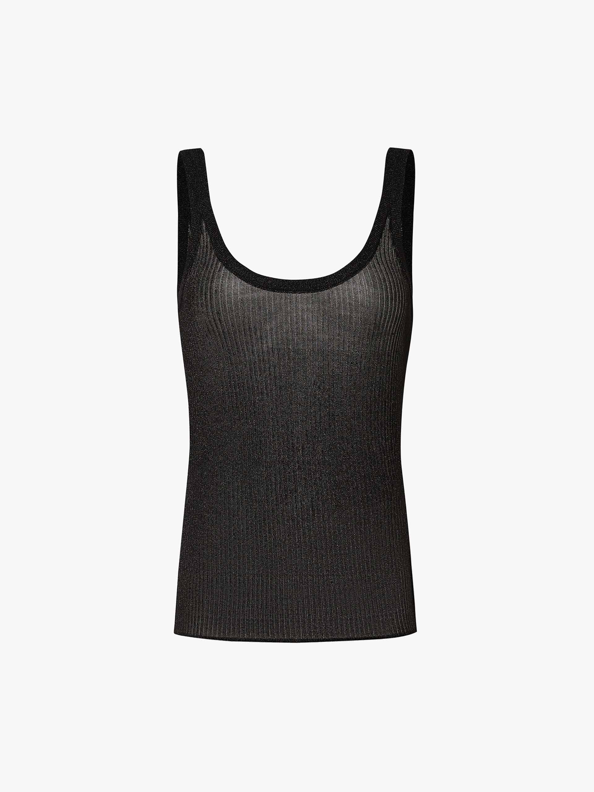 U-neck Metallic Tank Top - Image 11
