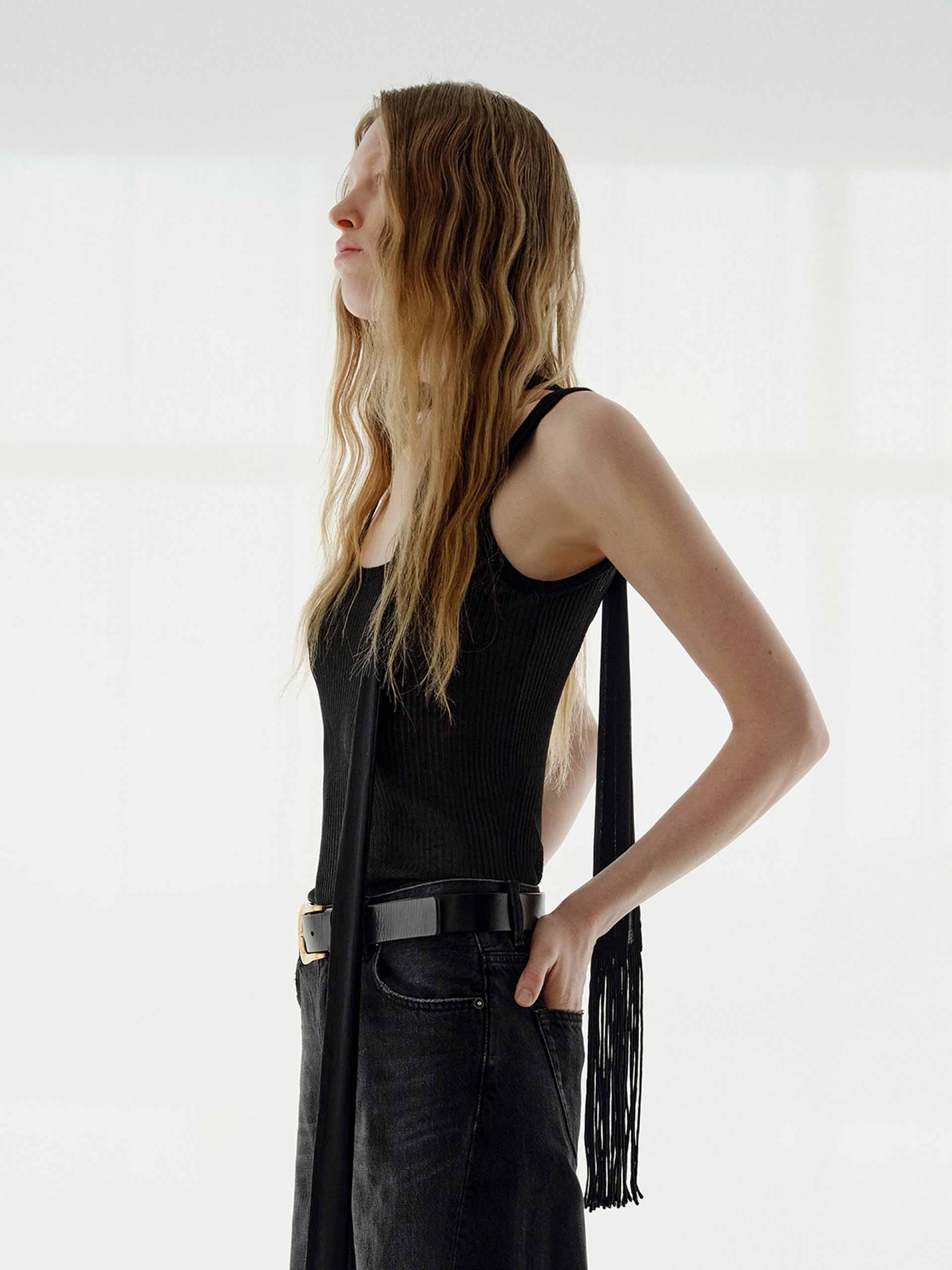 U-neck Metallic Tank Top - Image 13