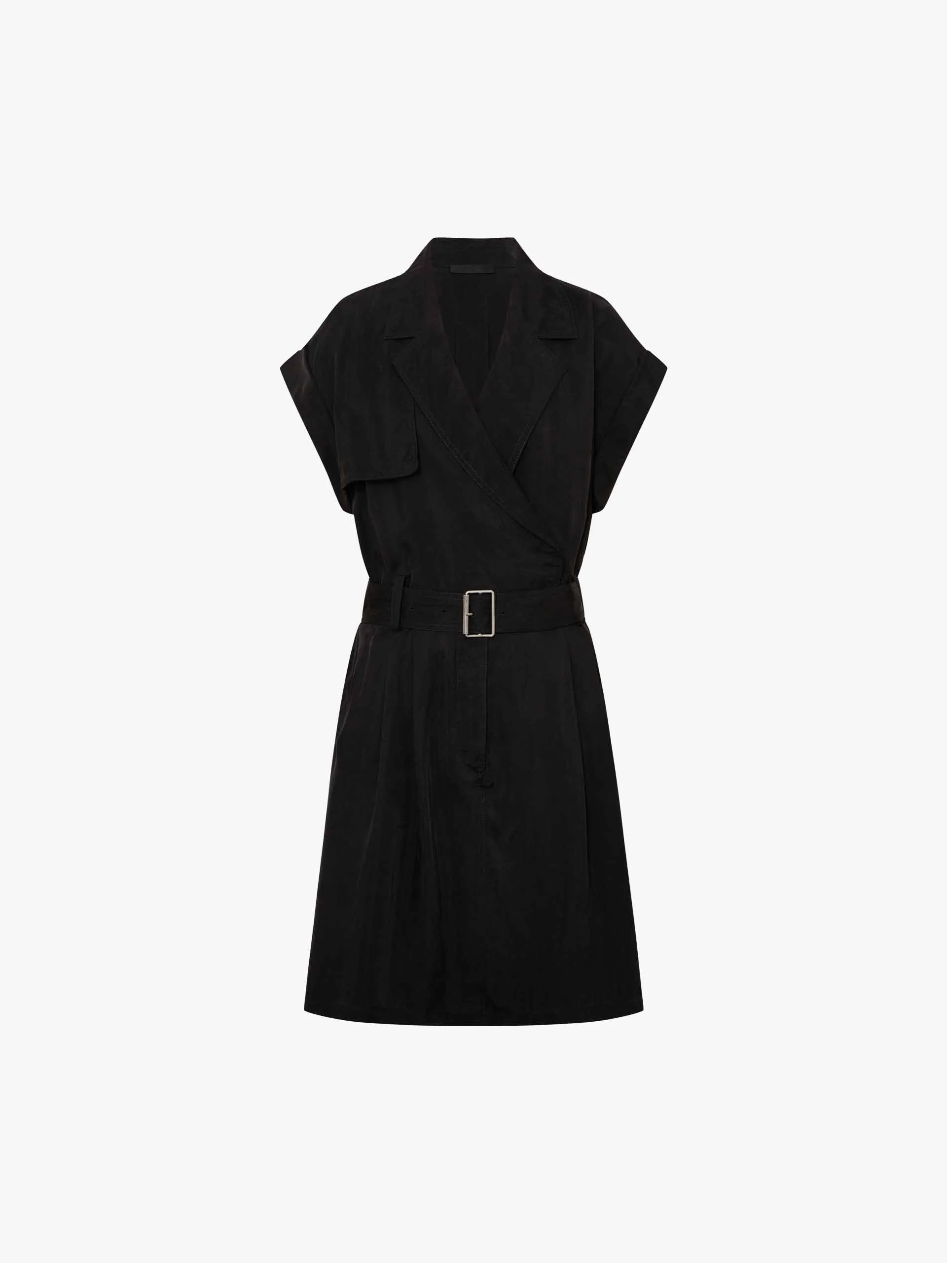 V-neck Black Mini Dress - Image 5