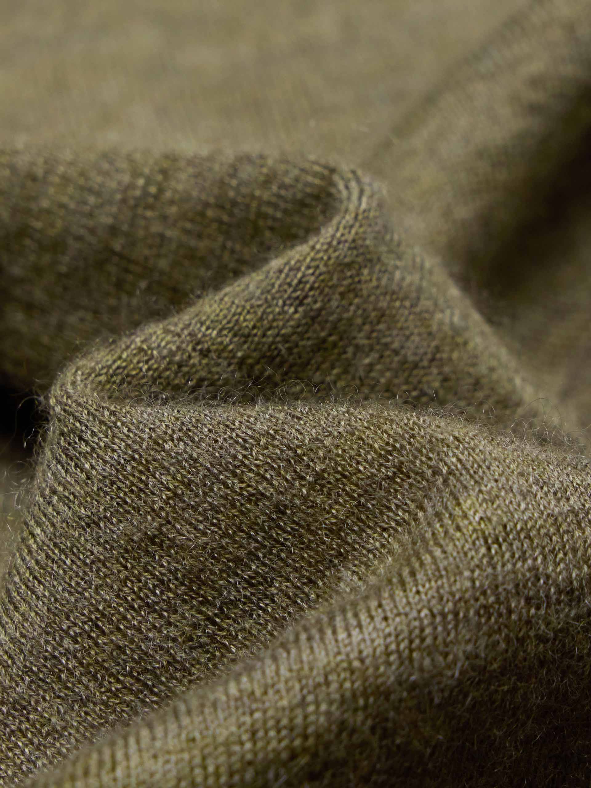 V-neck Cashmere Knit Cardigan - Image 12