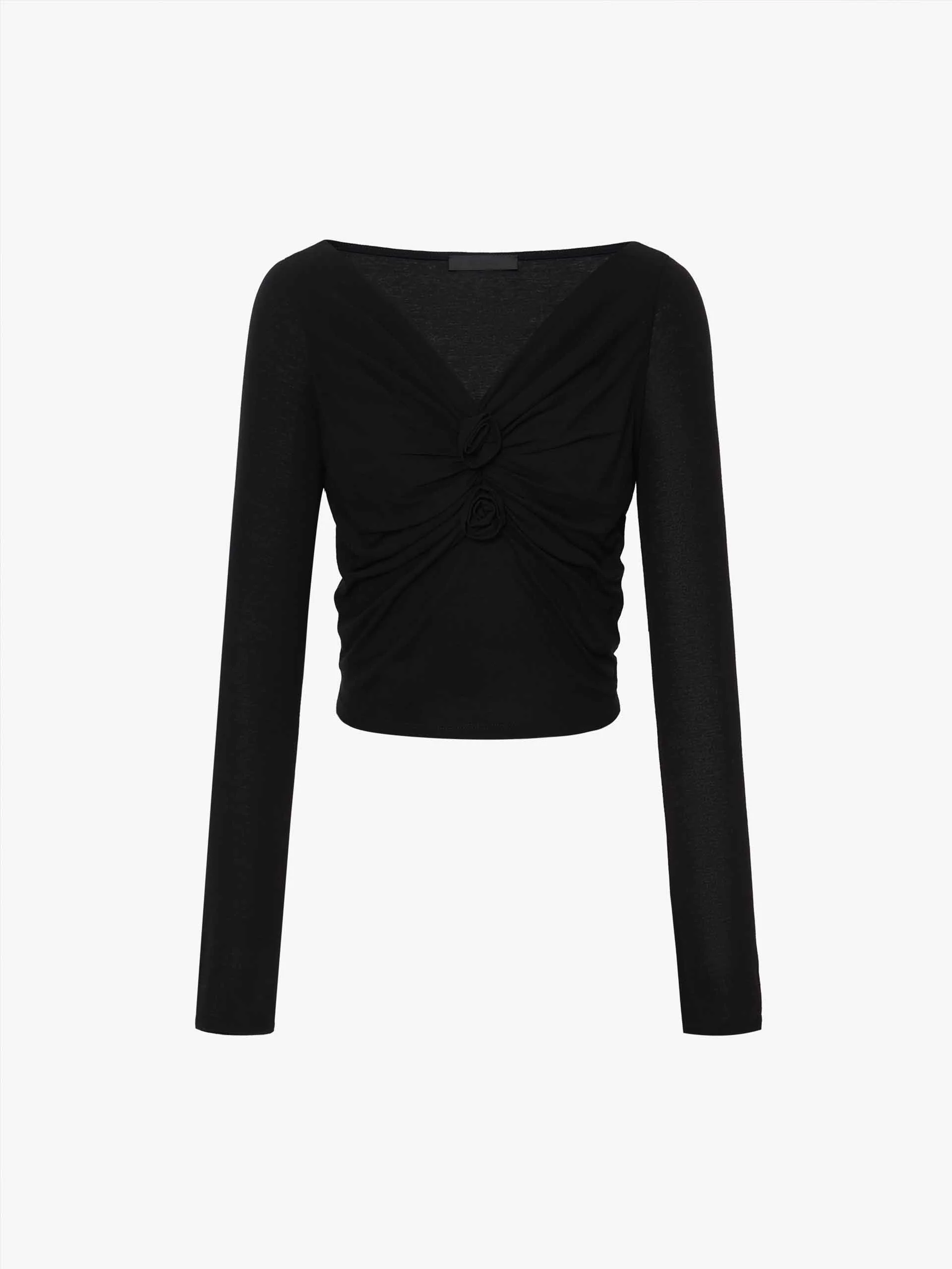 V-neck Cotton Top - Image 5