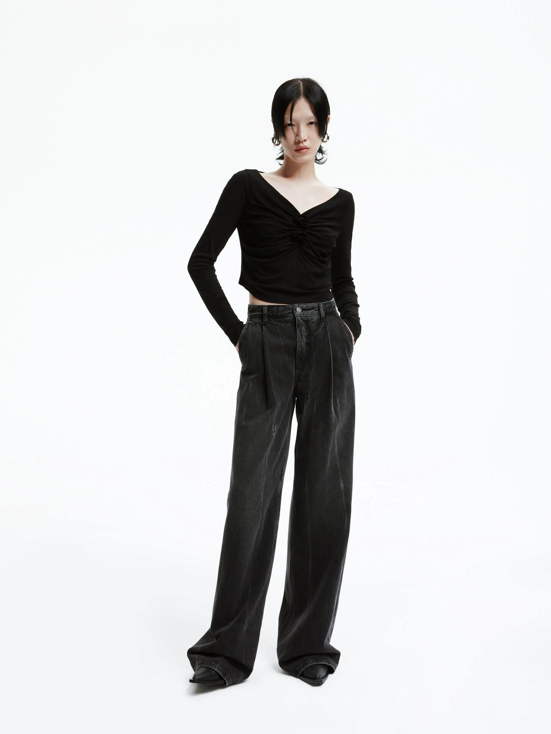 V-neck Cotton Top - Image 7