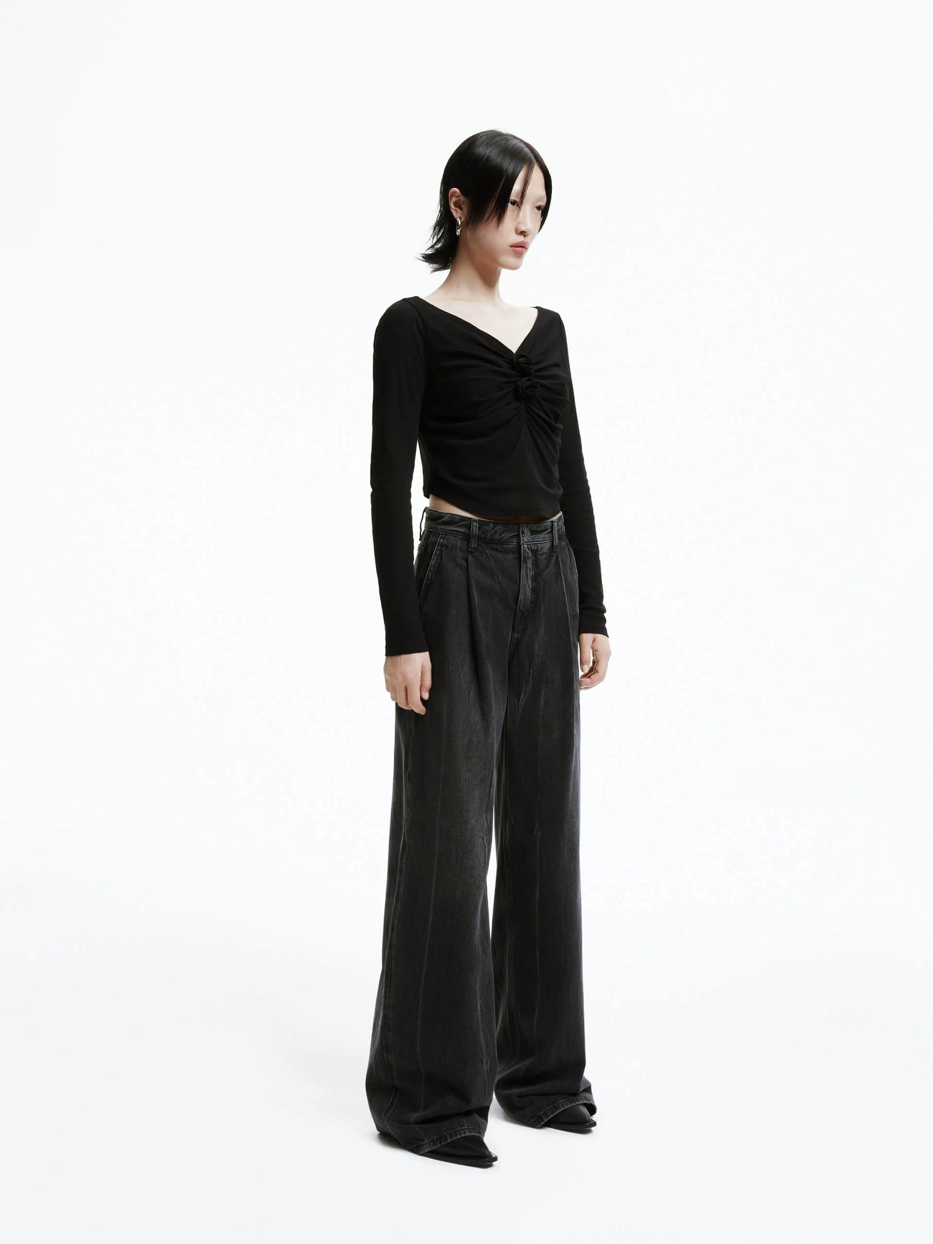 V-neck Cotton Top - Image 8