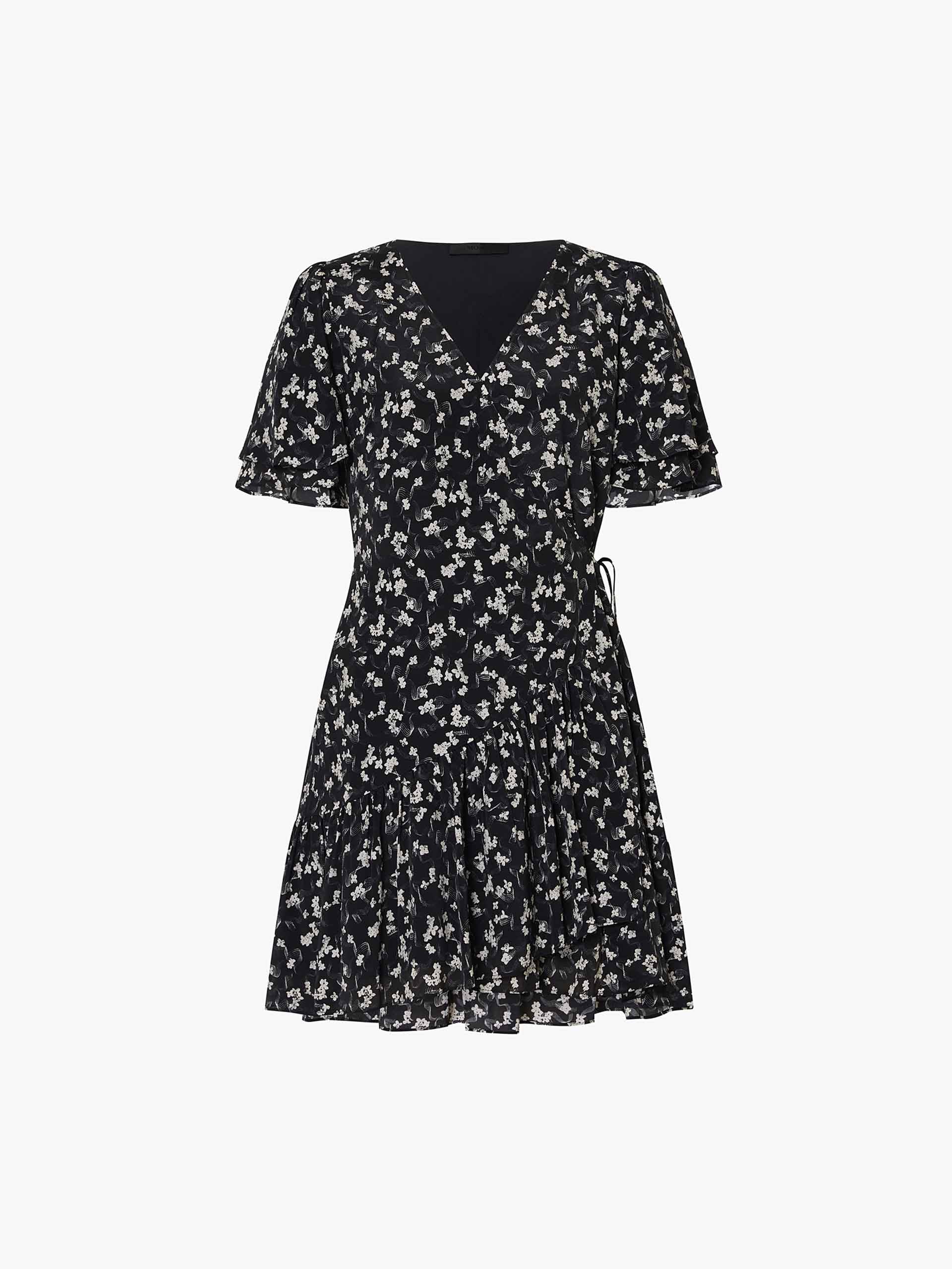 V-neck Floral Print Dress - Image 5