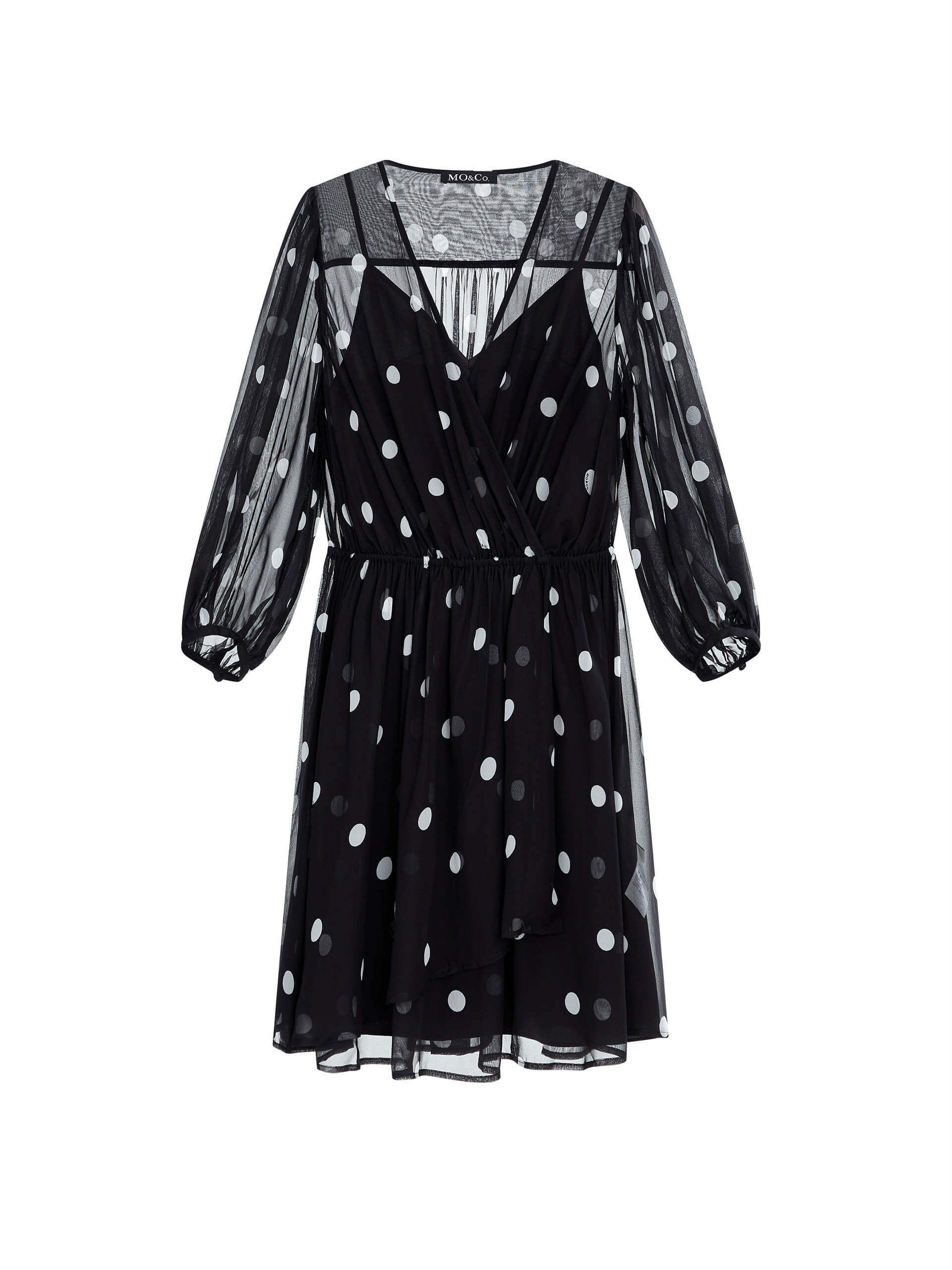 V-Neck Flowy Mini Dress - Image 7