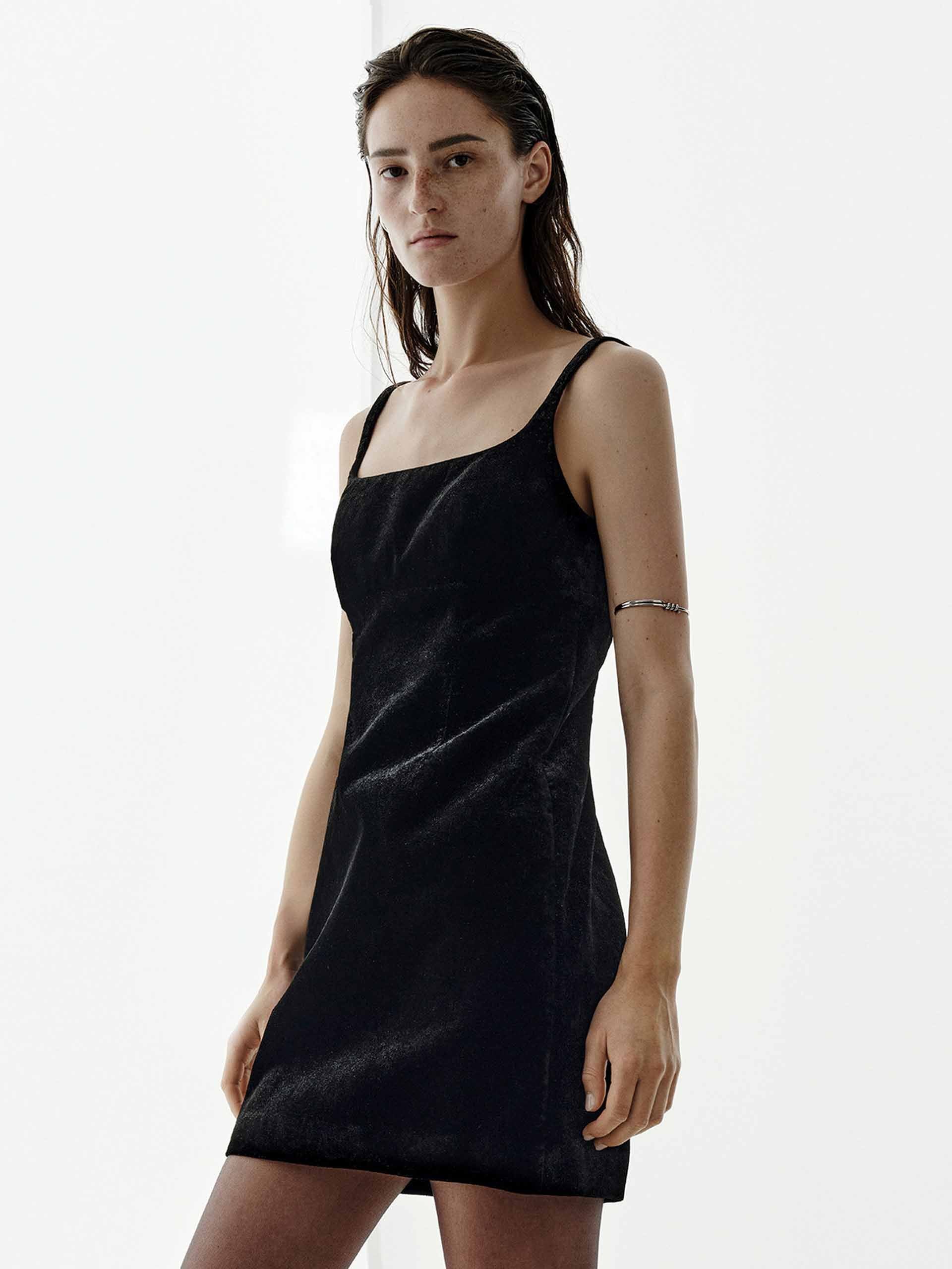 Velvet Sleeveless Mini Dress - Image 7