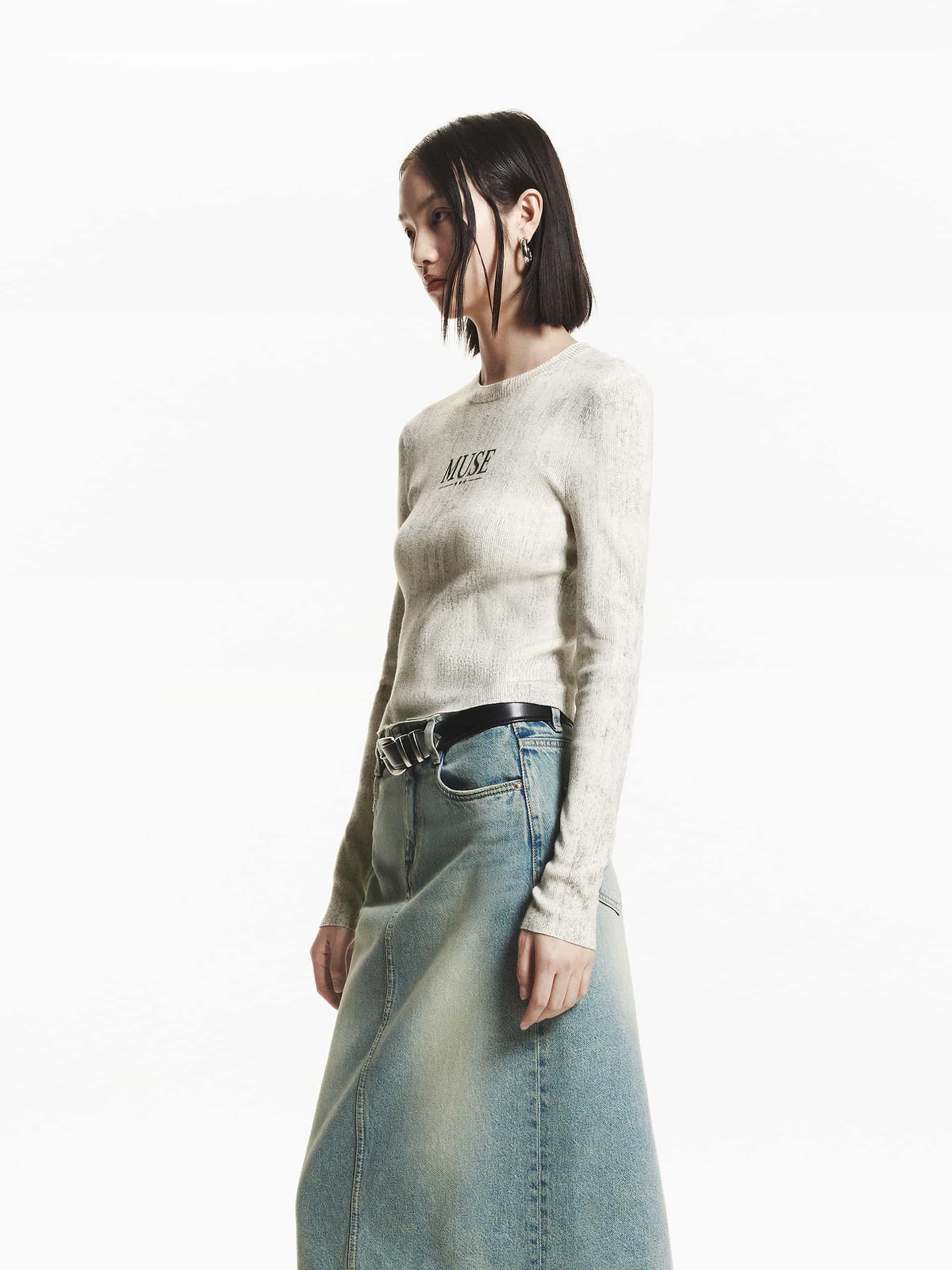 Vintage Knit Fitted Top - Image 7