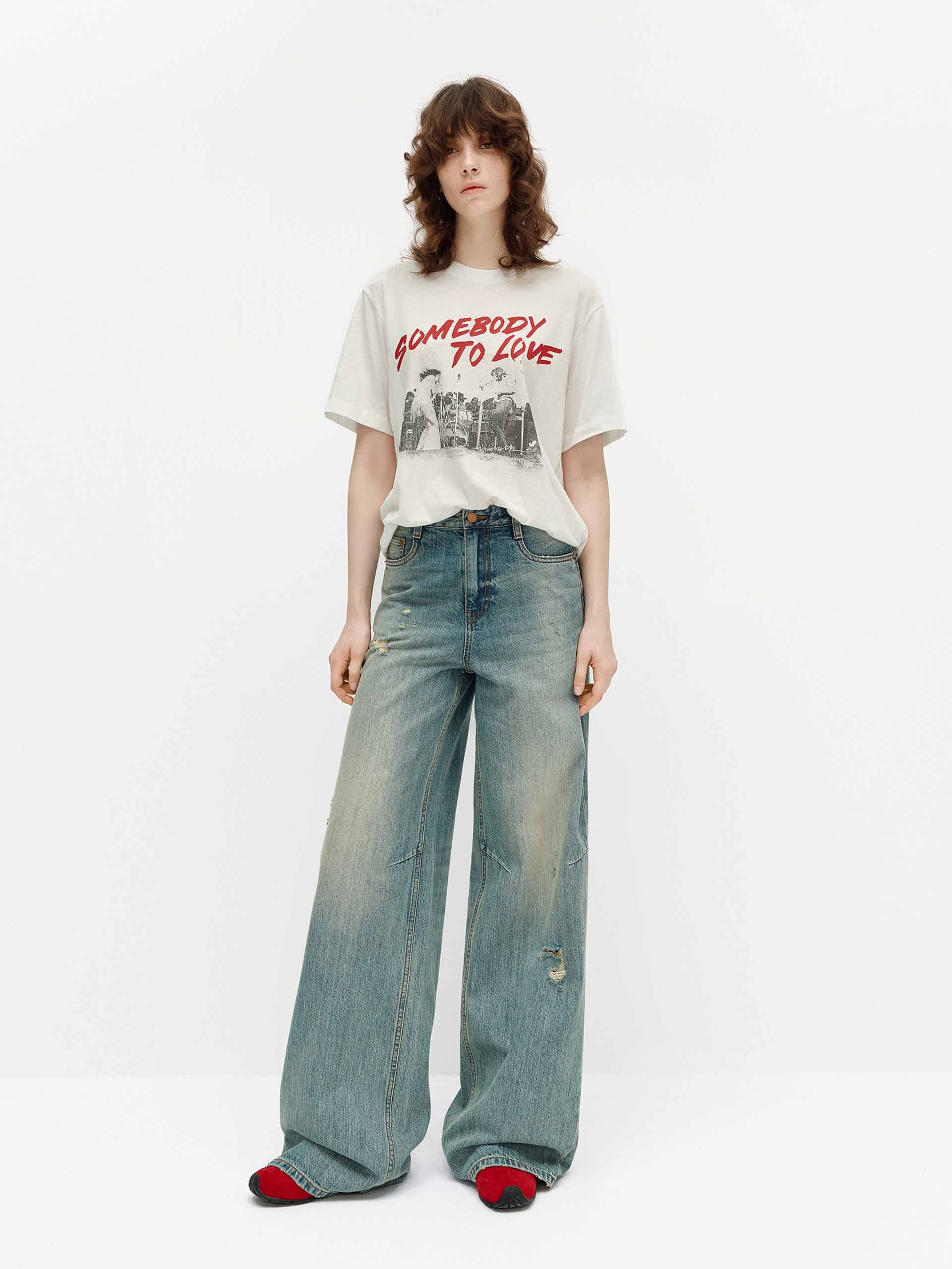 Vintage Printed Loose T-shirts - Image 2
