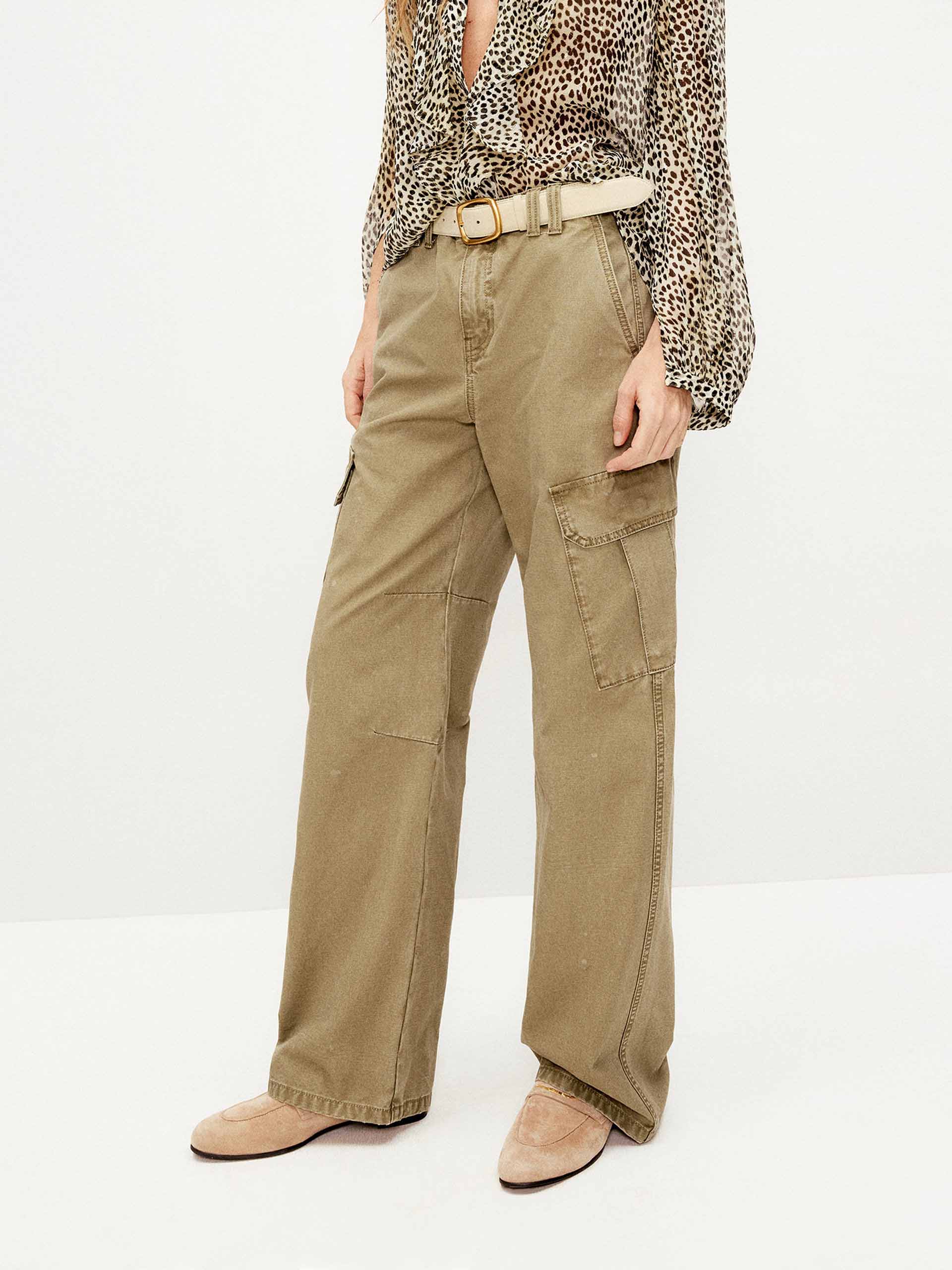 Vintage Straight Cargo Jeans - Image 5