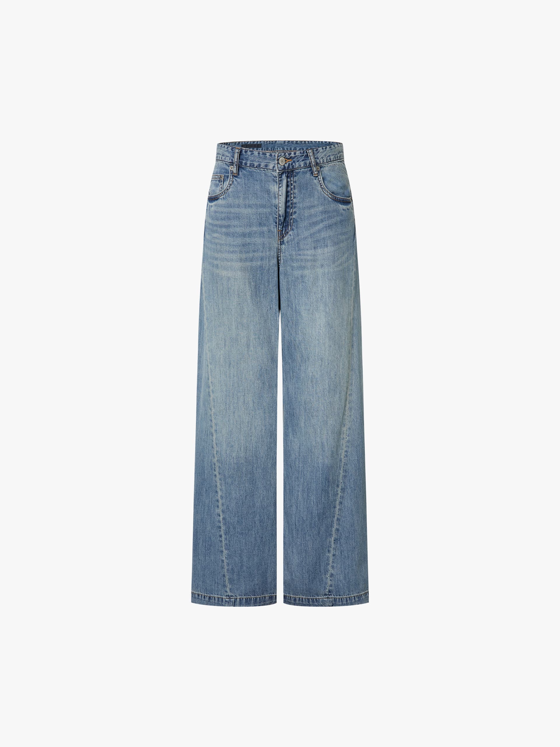 Warp Seam Wide-Leg Jeans - Image 5
