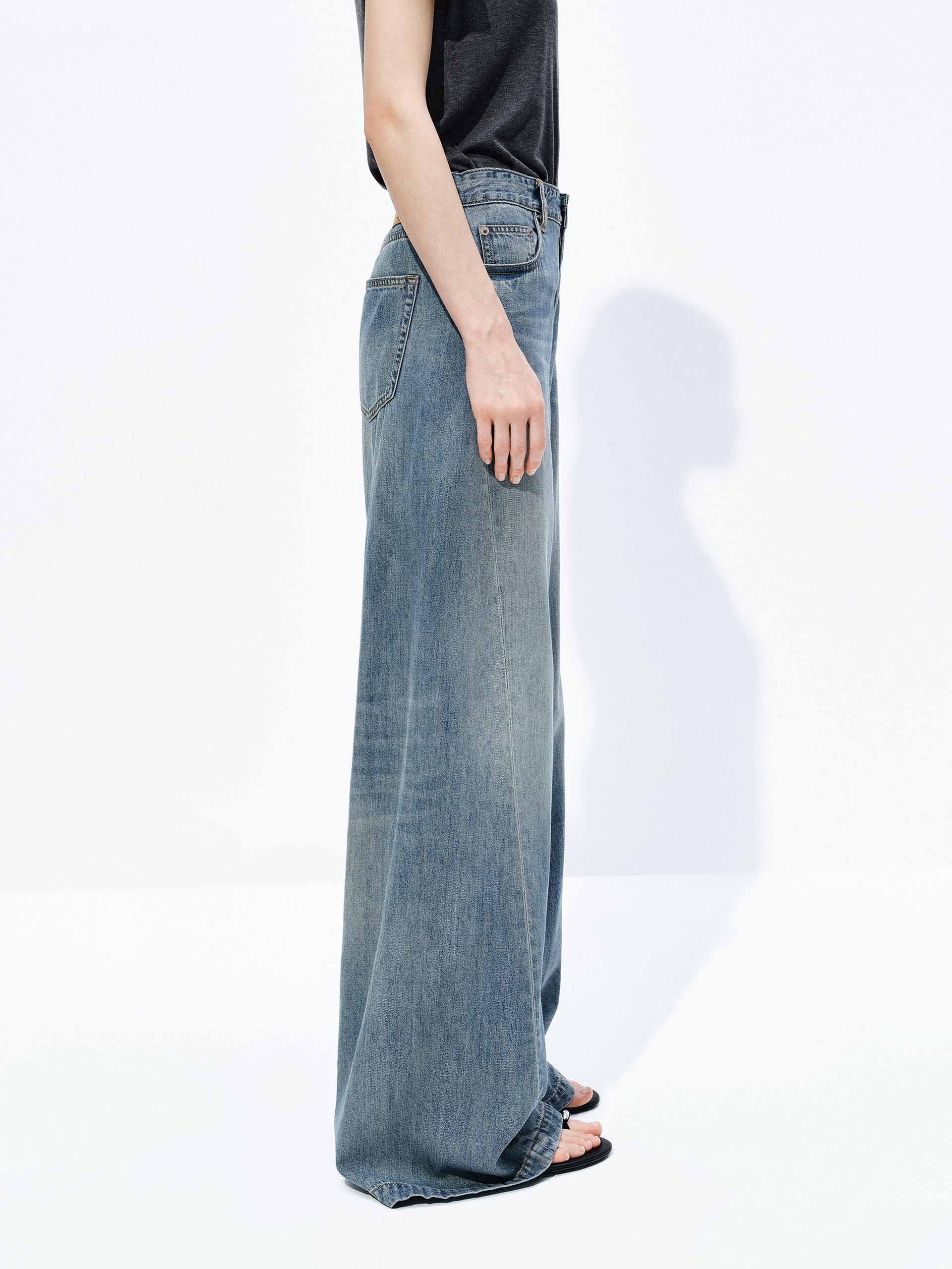 Warp Seam Wide-Leg Jeans - Image 7