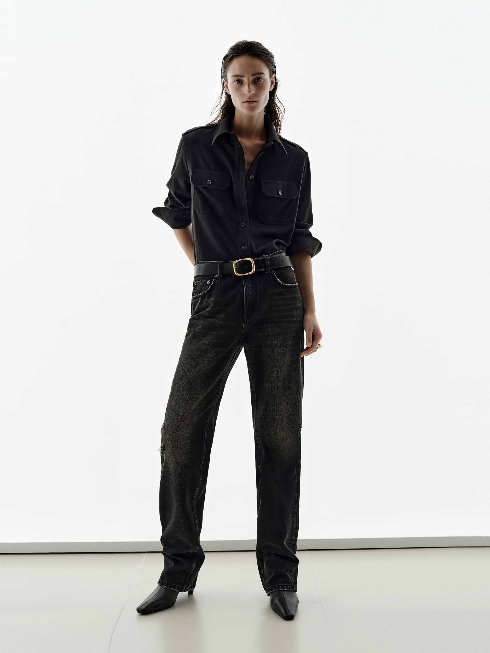 Whisker Effect Ripped Jeans - Image 2