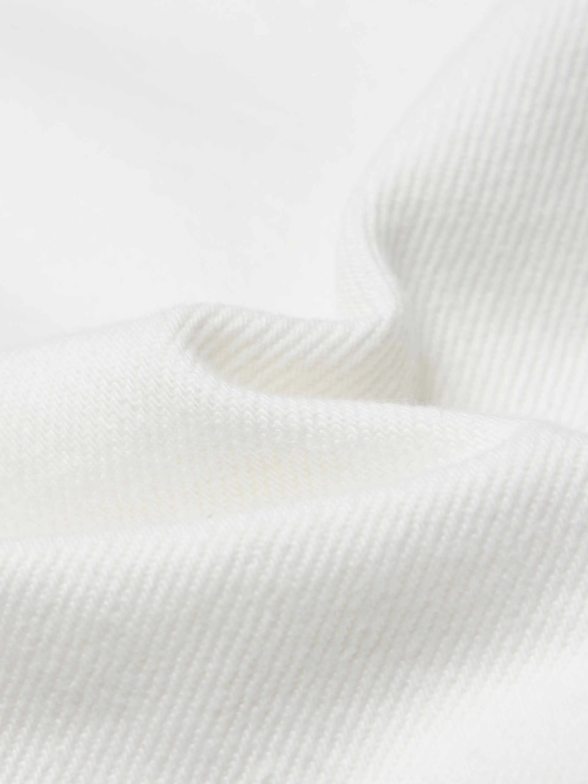 White Denim Straight Skirt - Image 4