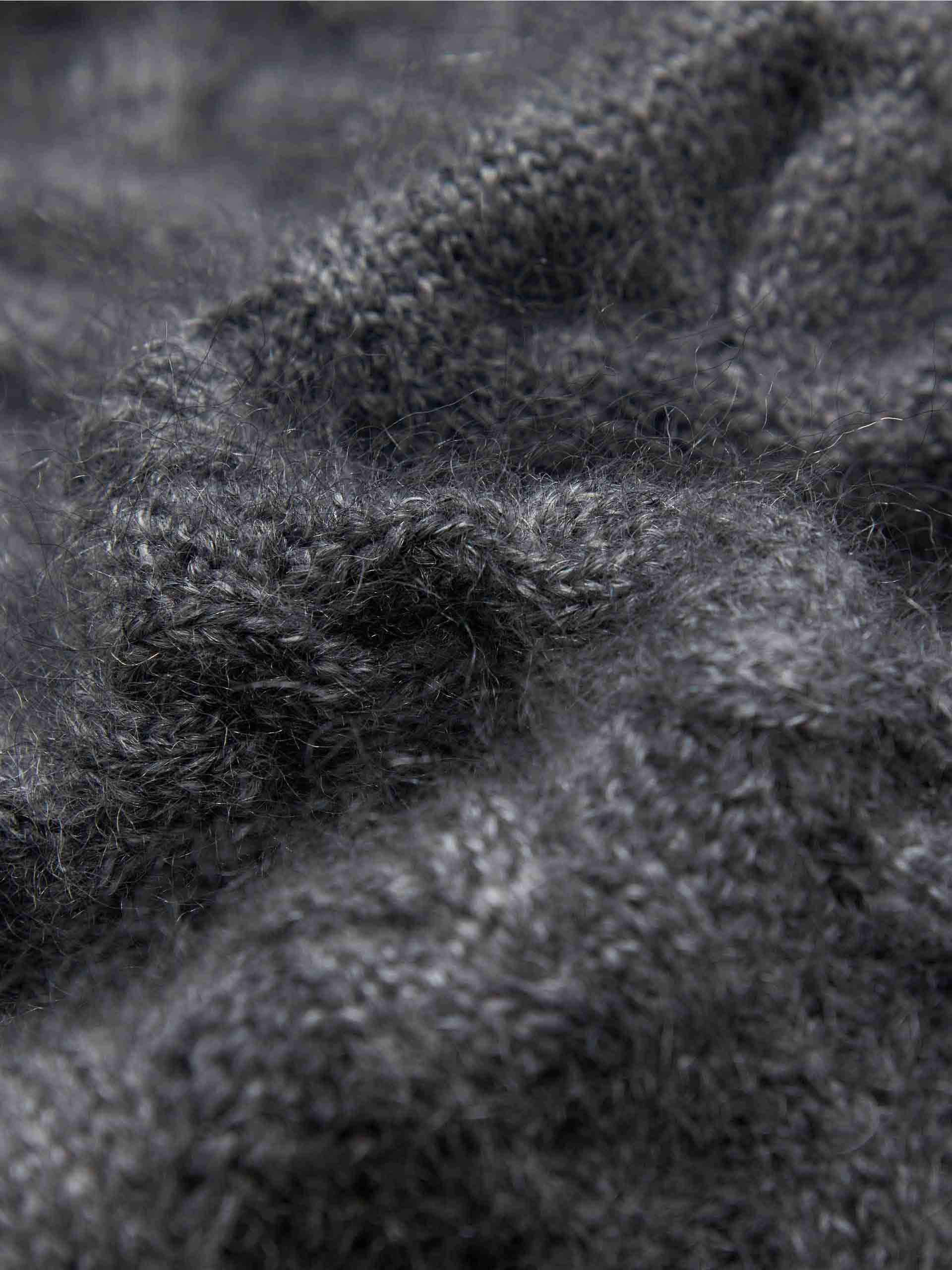 Wide Collar Cable Cardigan - Image 4