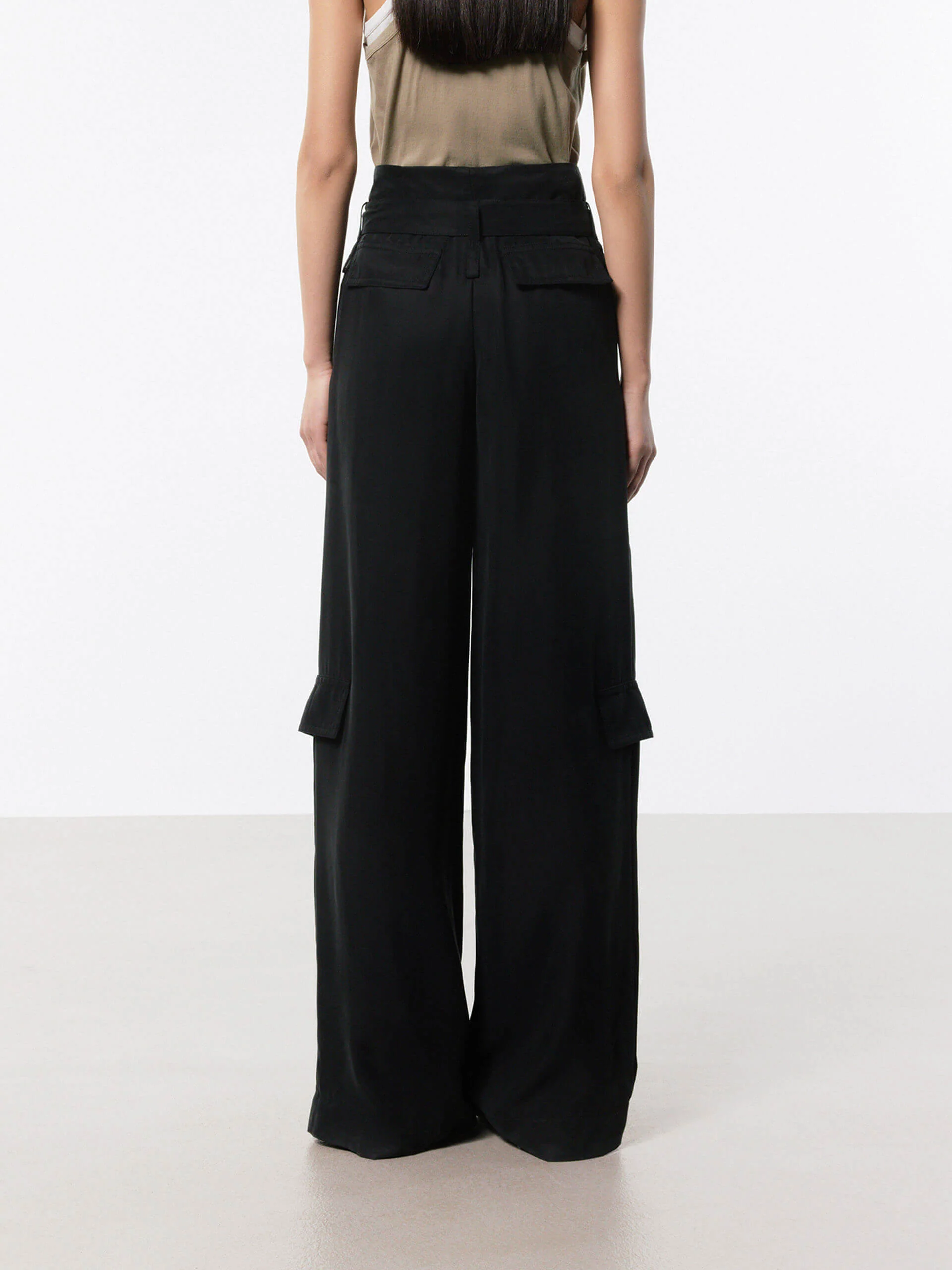Wide Leg Cargo Pants - Image 11