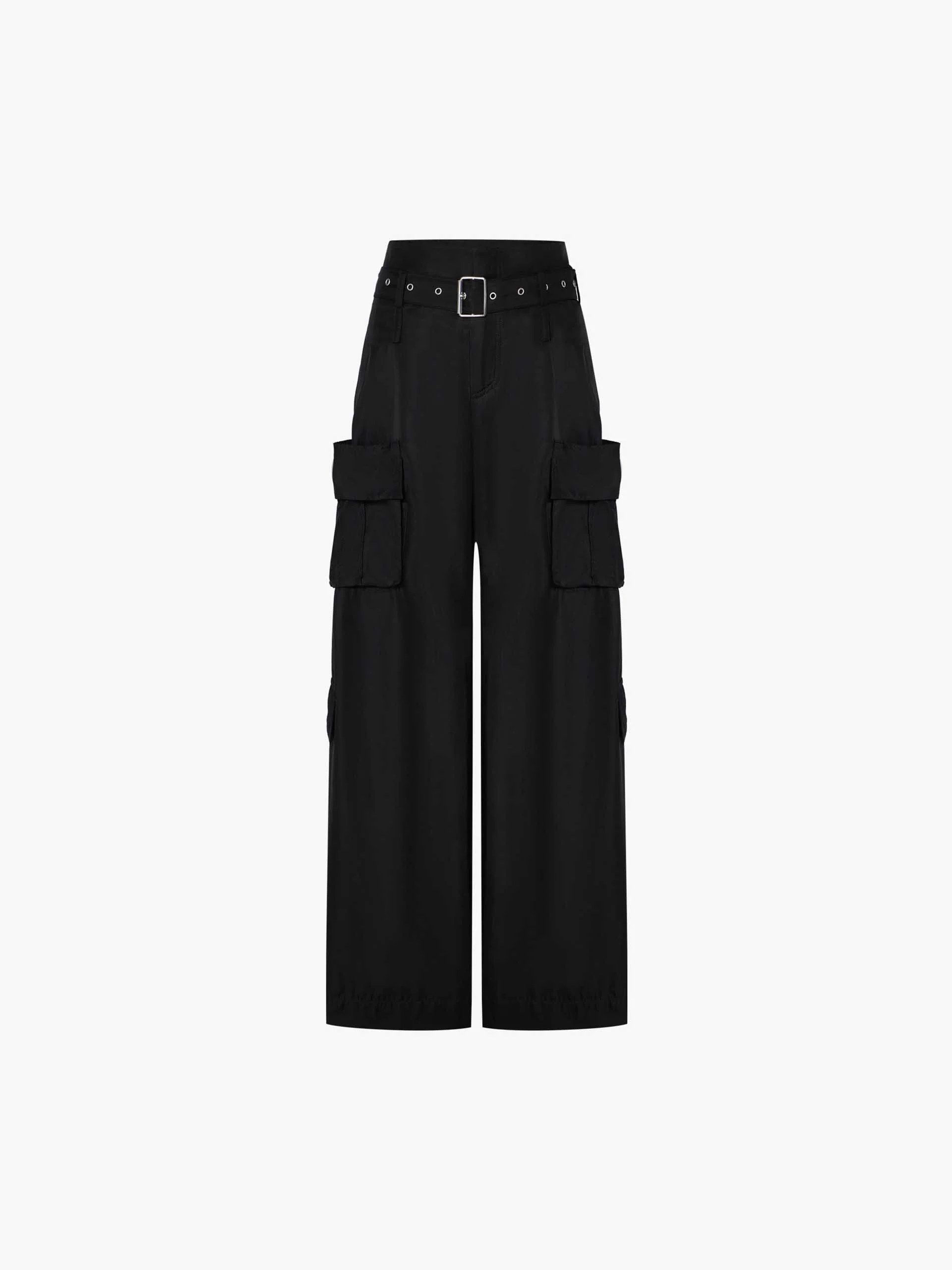 Wide Leg Cargo Pants - Image 13