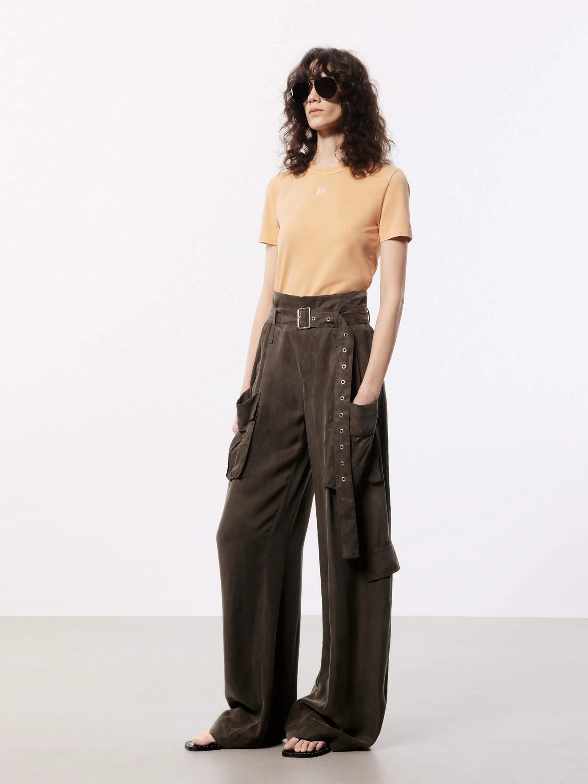 Wide Leg Cargo Pants - Image 2