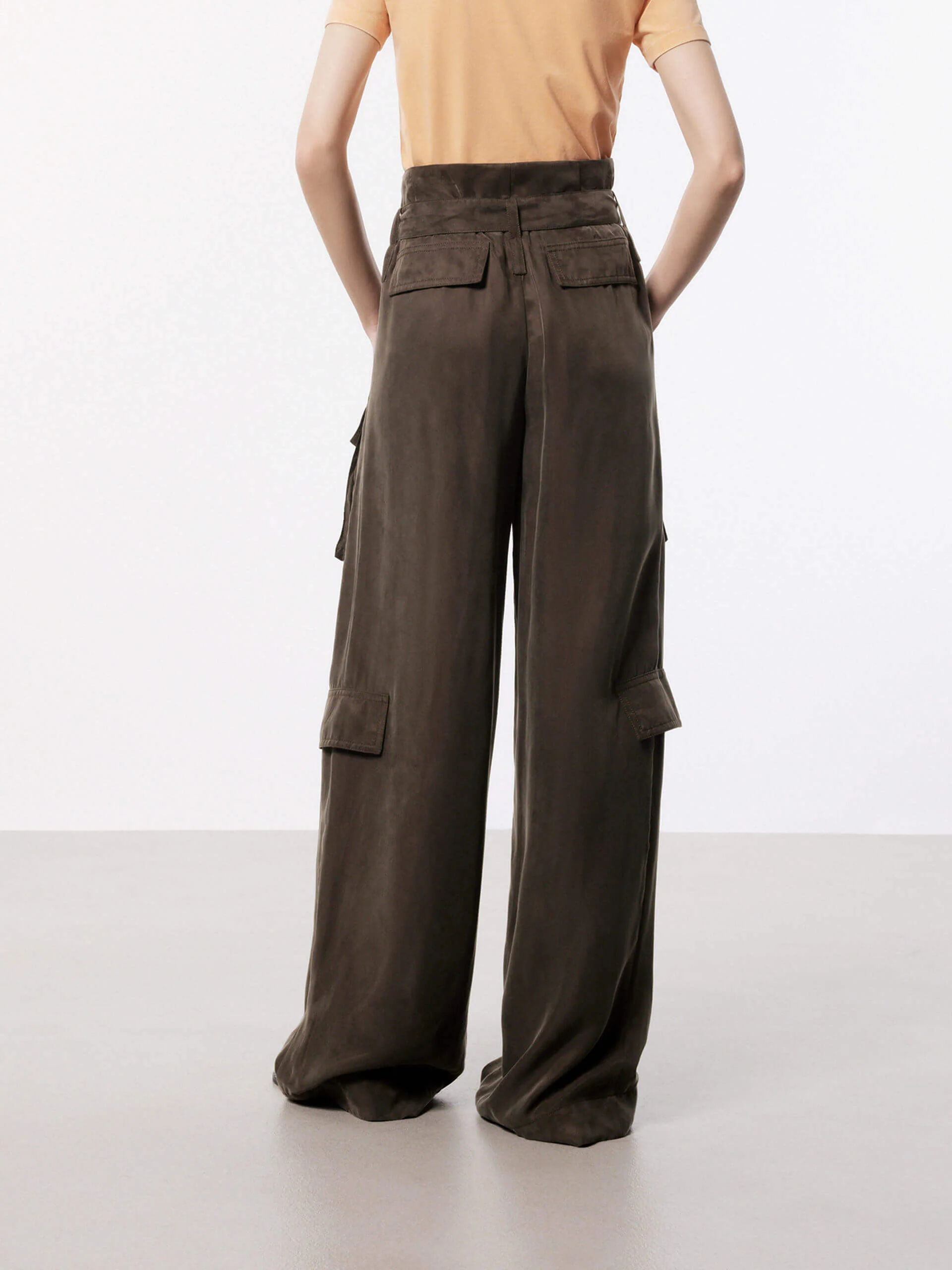 Wide Leg Cargo Pants - Image 3