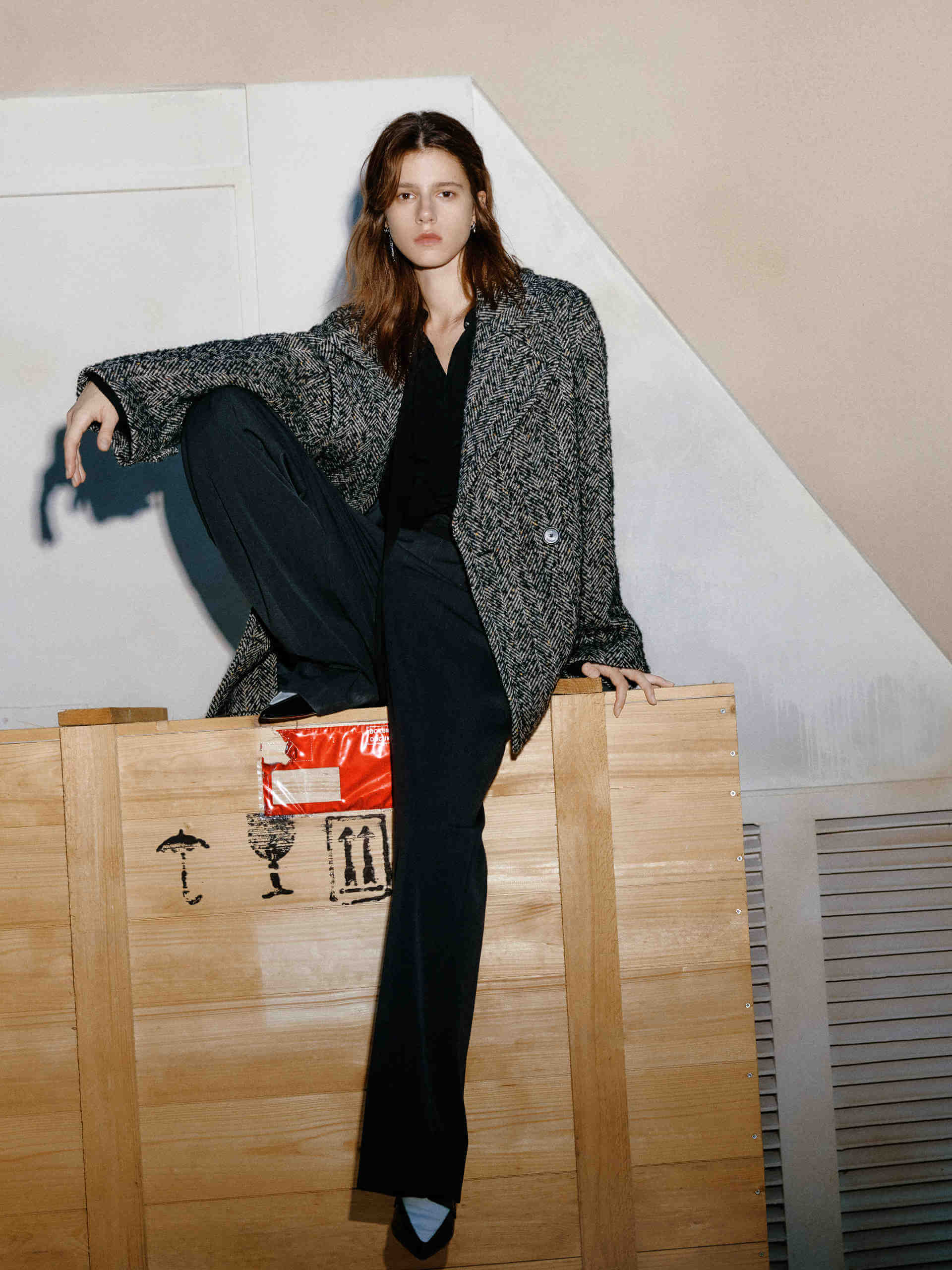 Wide Leg Tailored Pants - Image 15