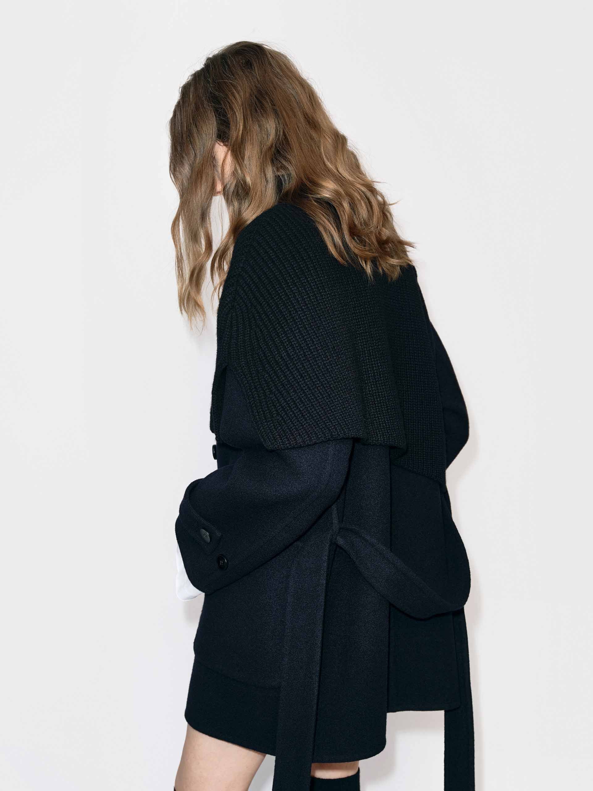 With Belt Wool Coat - Image 6