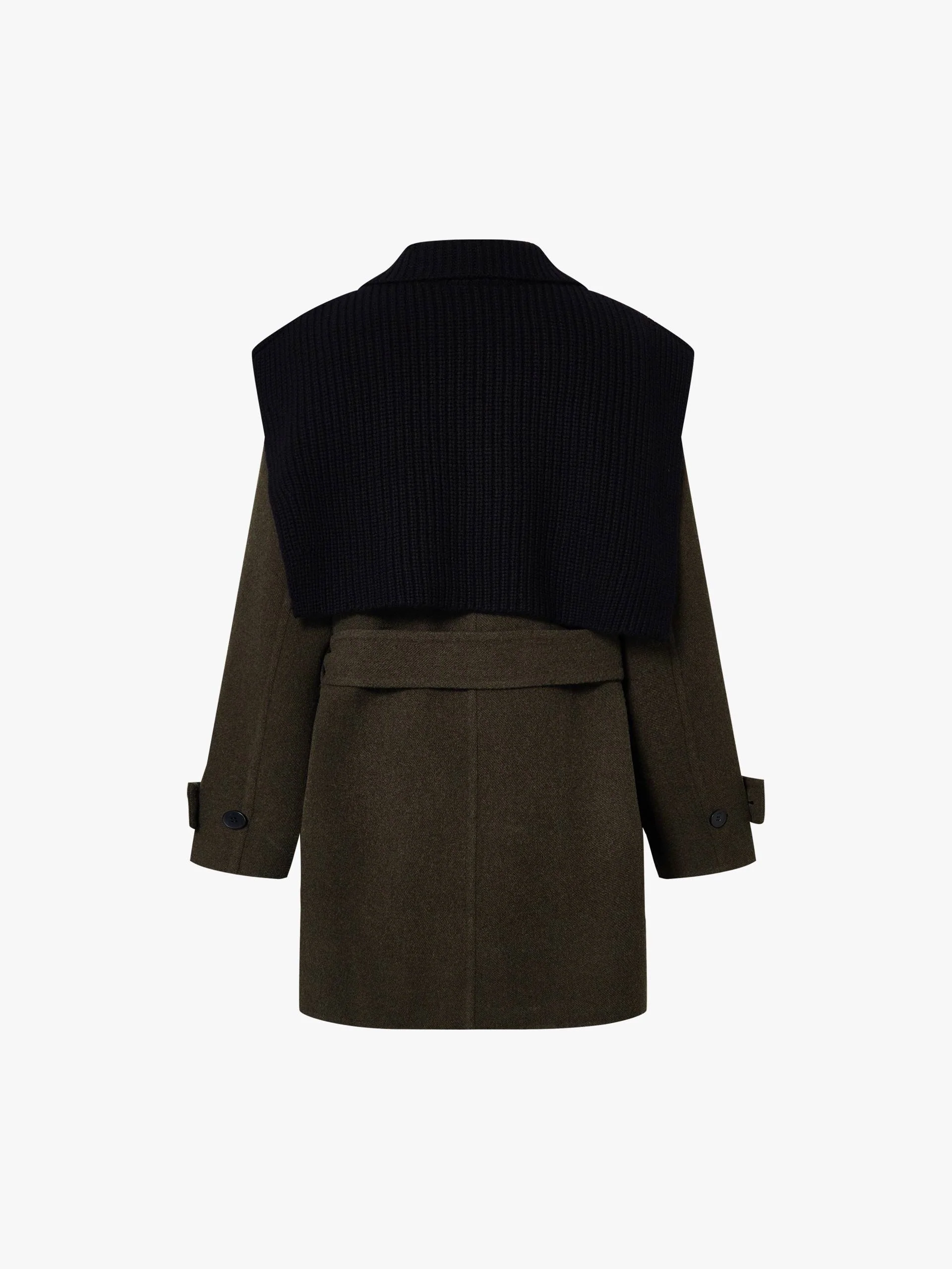 With Belt Wool Coat - Image 9