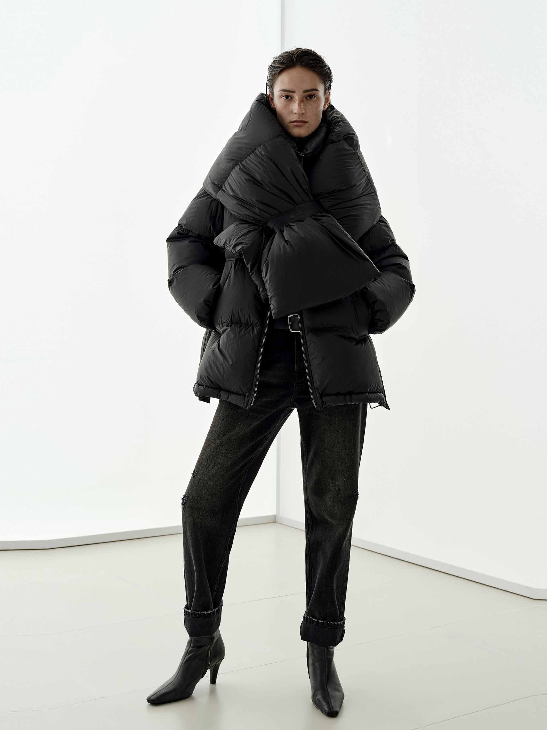 With Scraf Goose Down Jacket - Image 2