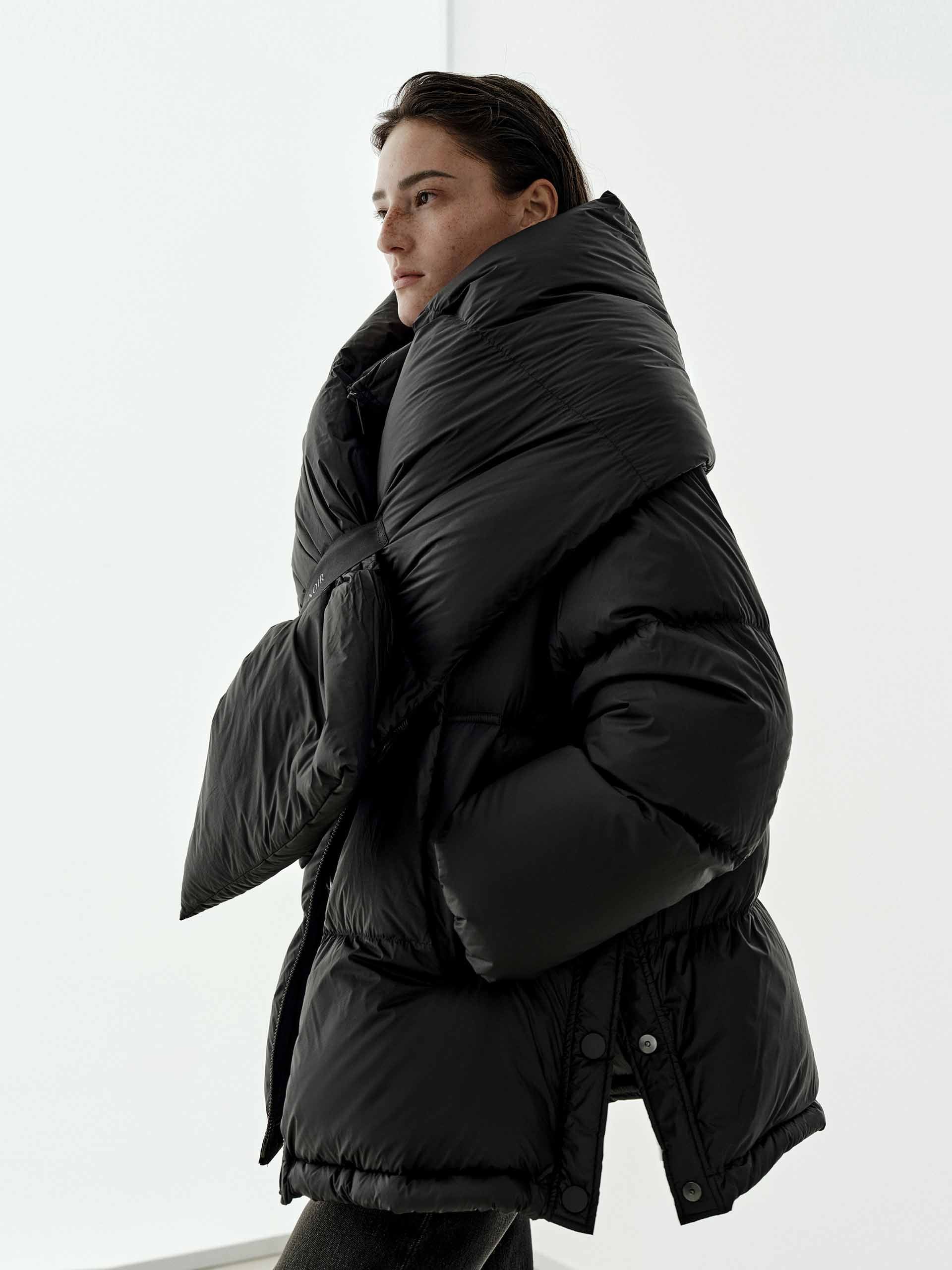 With Scraf Goose Down Jacket - Image 3