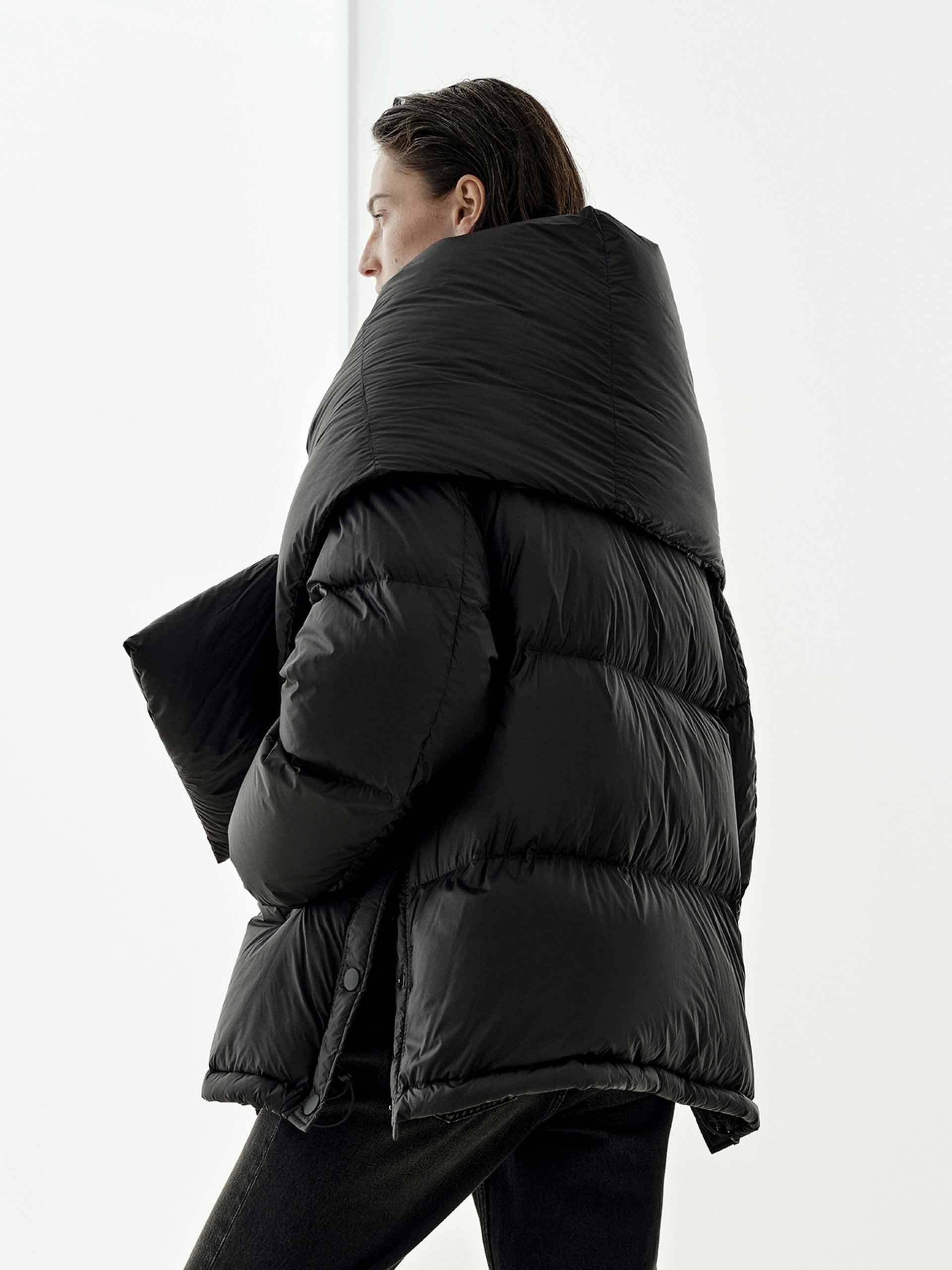 With Scraf Goose Down Jacket - Image 6