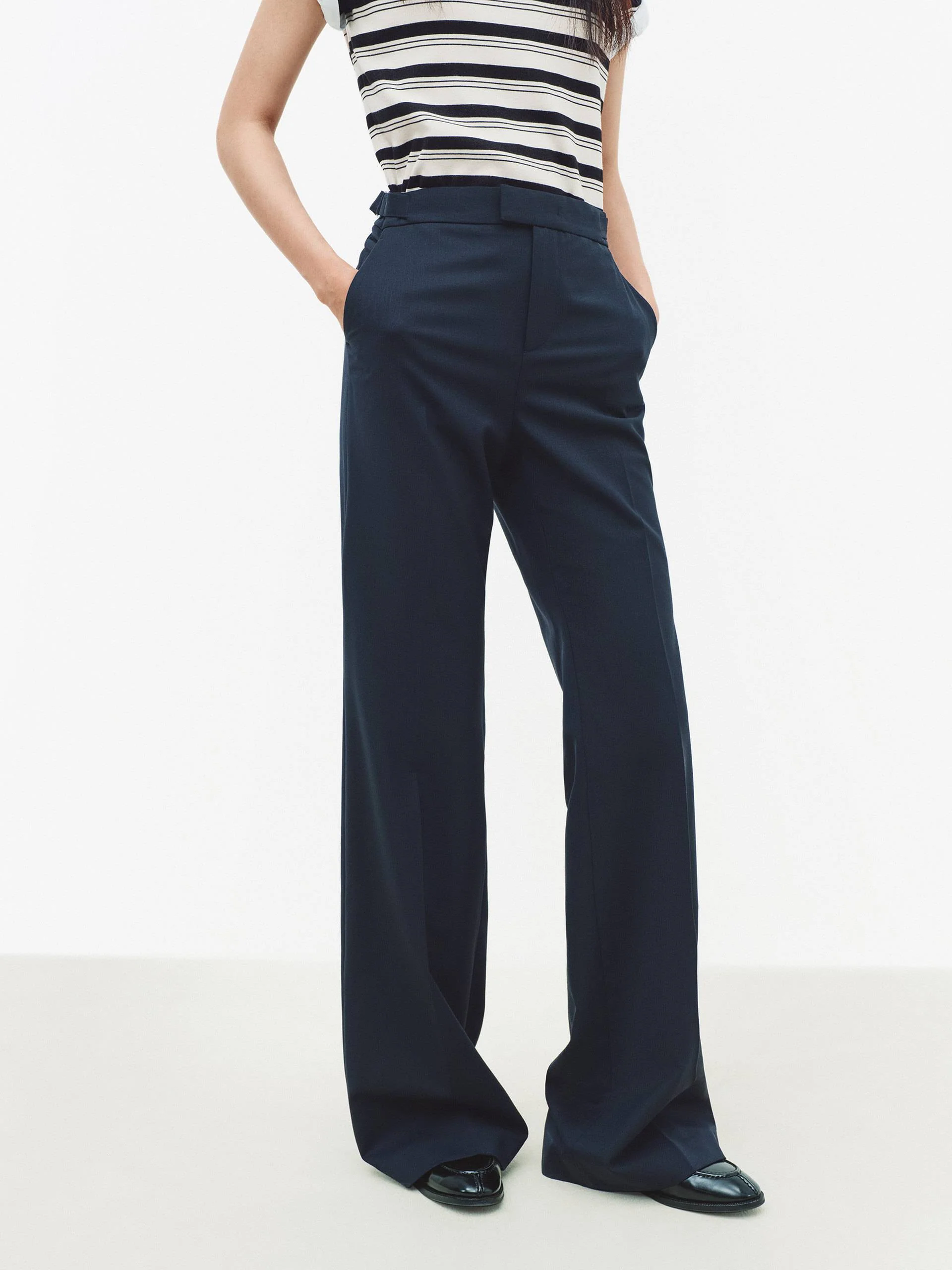 Wool Blend Adjustable Pants - Image 3
